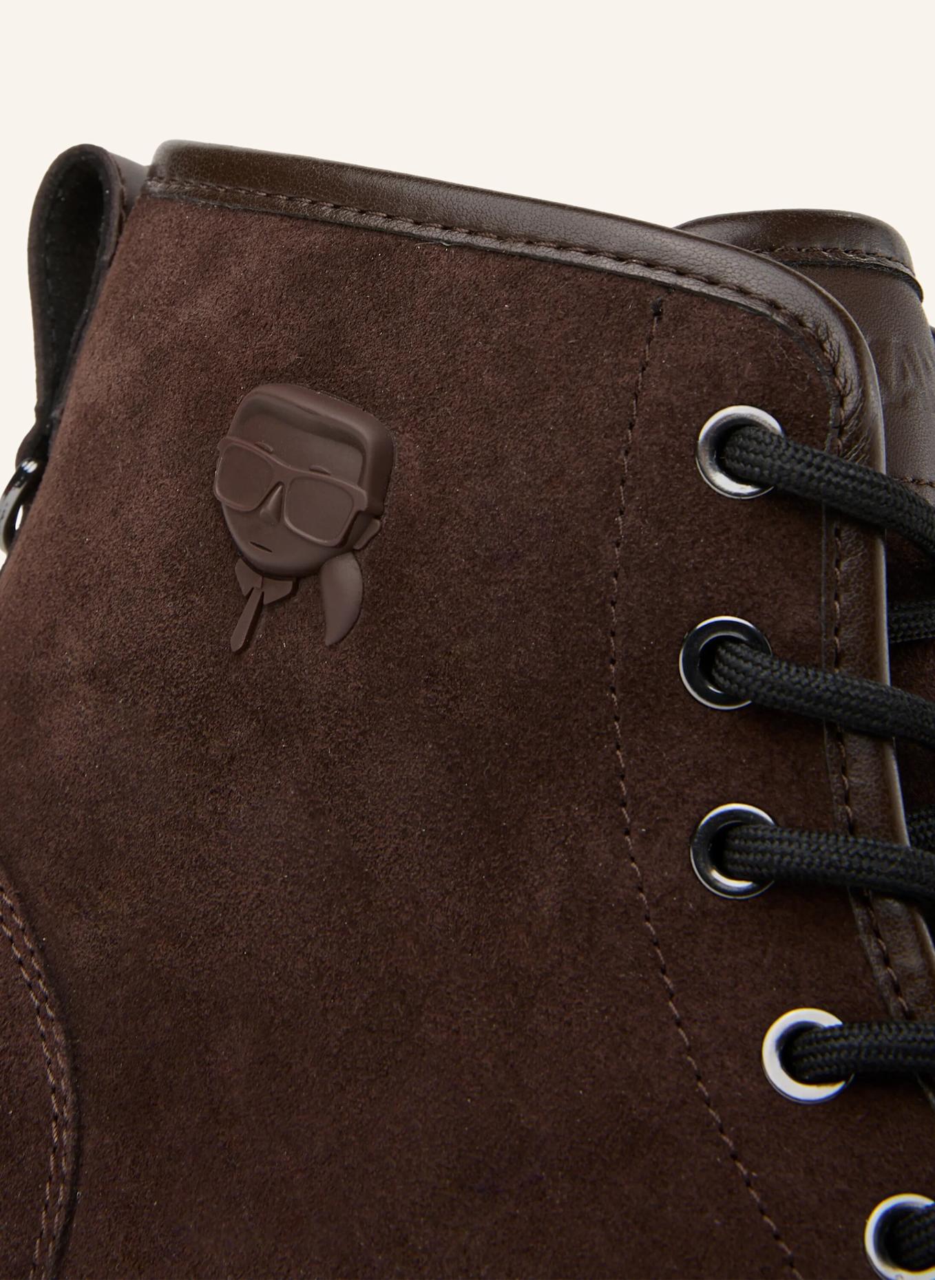 KARL LAGERFELD Stiefel: BRAUN