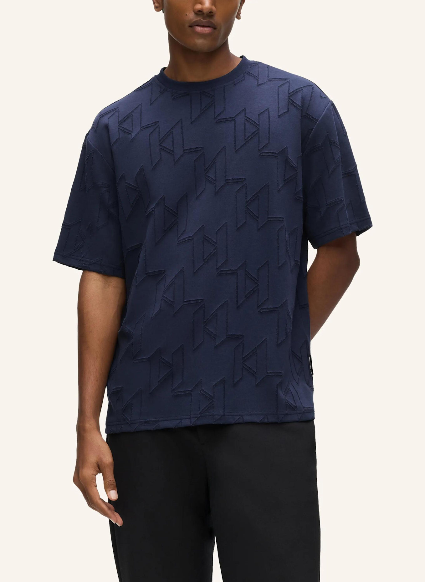 KARL LAGERFELD T-shirt: DUNKELBLAU