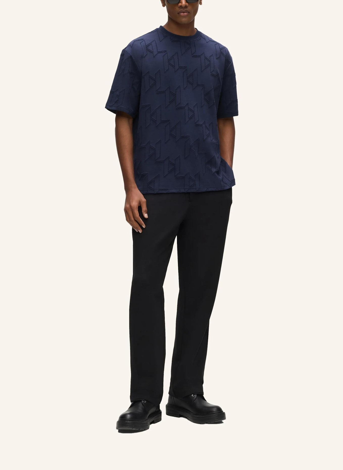 KARL LAGERFELD T-shirt: DUNKELBLAU