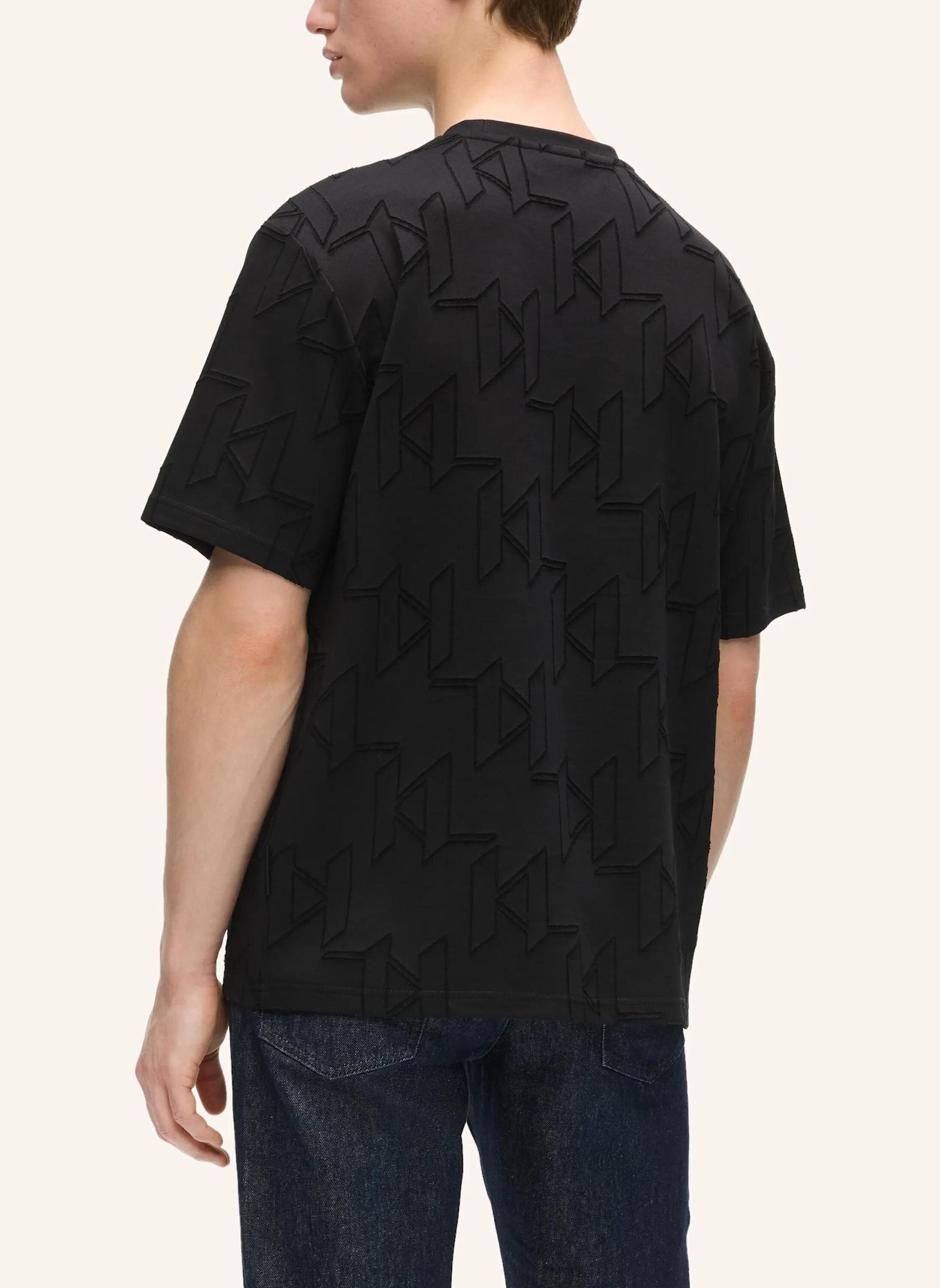 KARL LAGERFELD T-shirt: SCHWARZ
