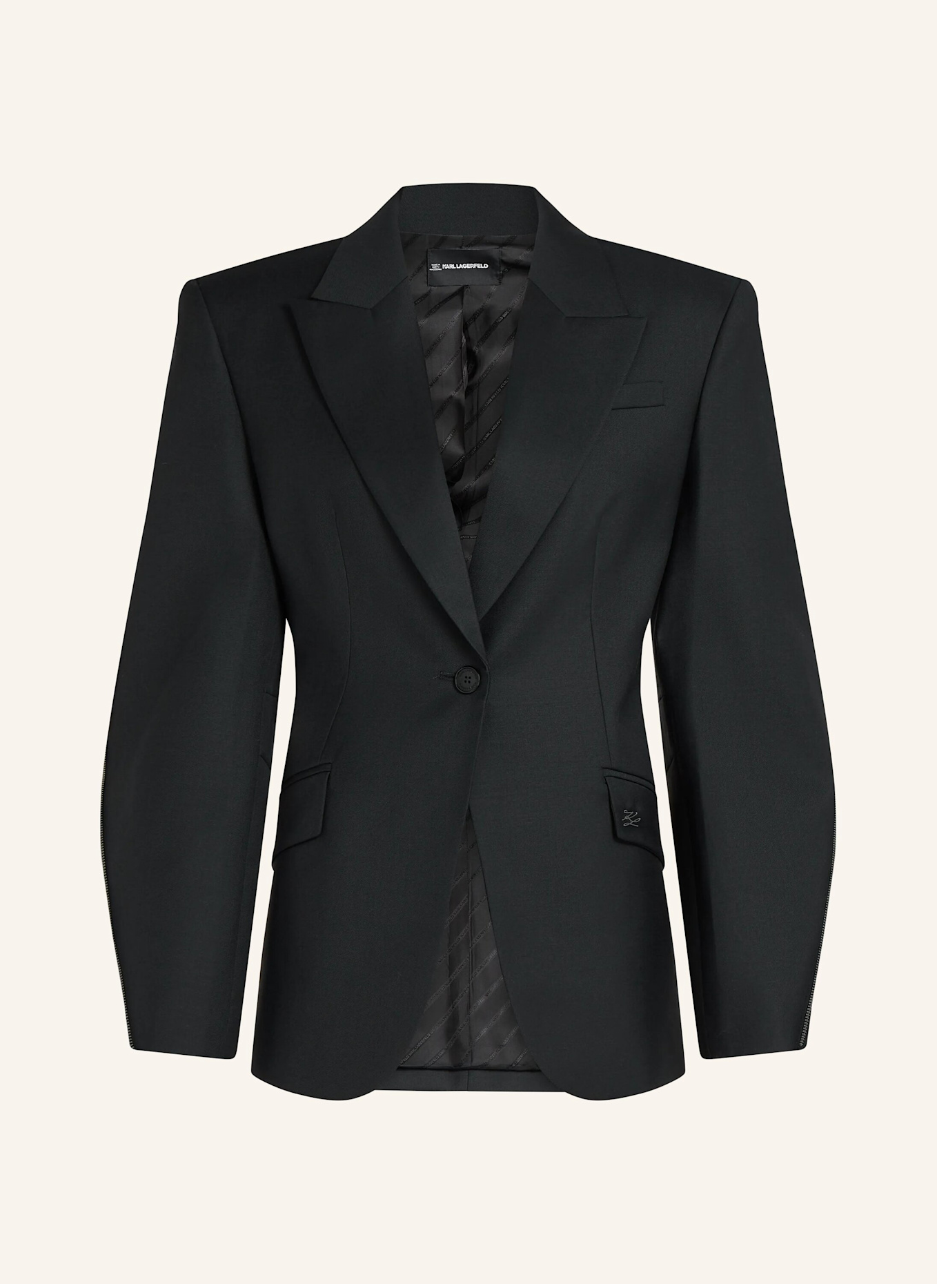 KARL LAGERFELD Blazer: SCHWARZ