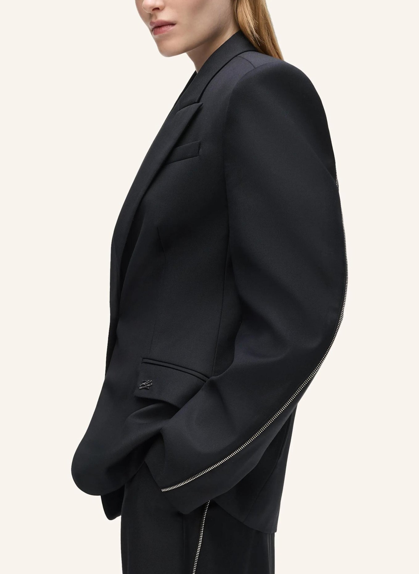 KARL LAGERFELD Blazer: SCHWARZ