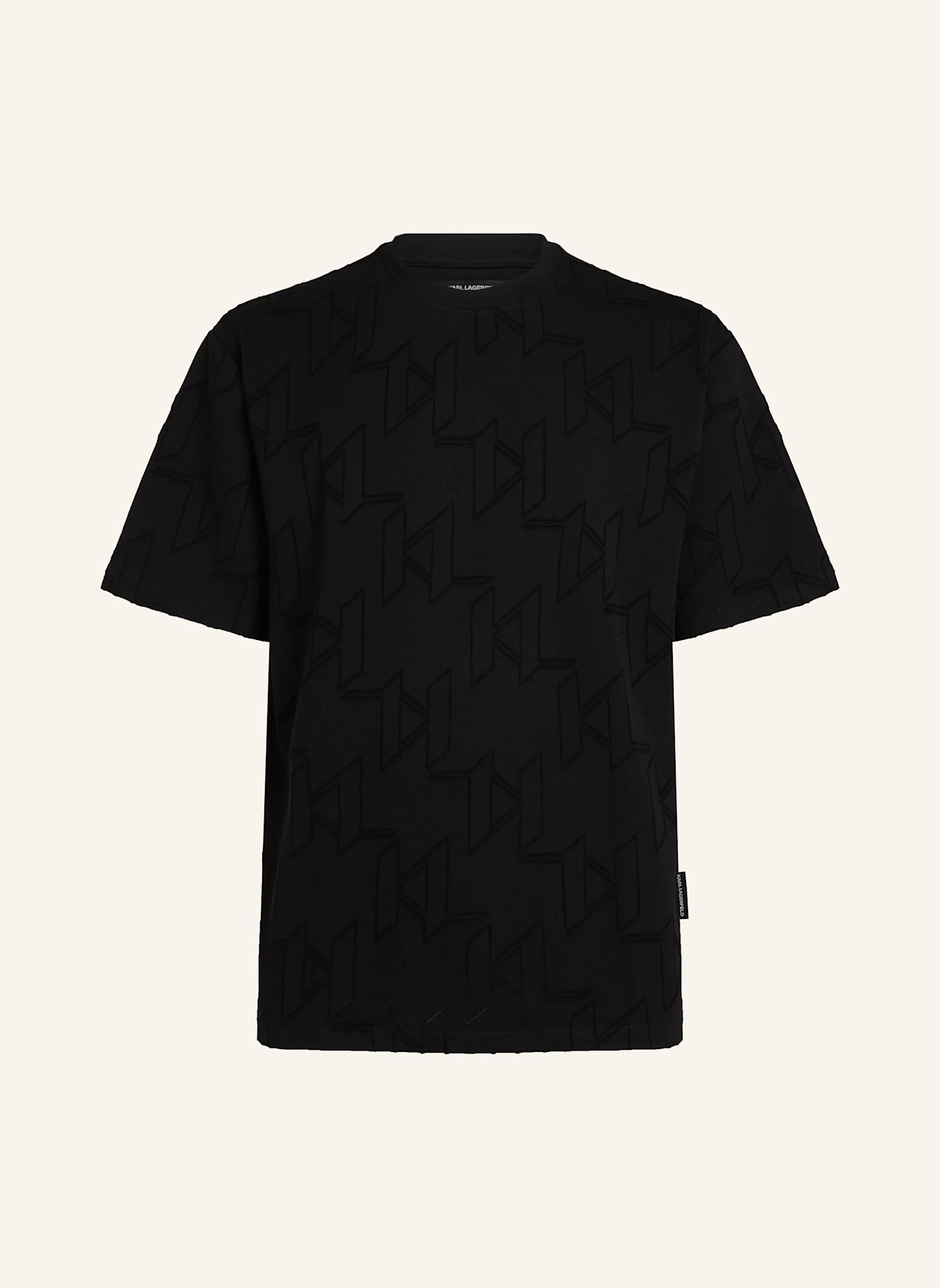 KARL LAGERFELD T-shirt: SCHWARZ