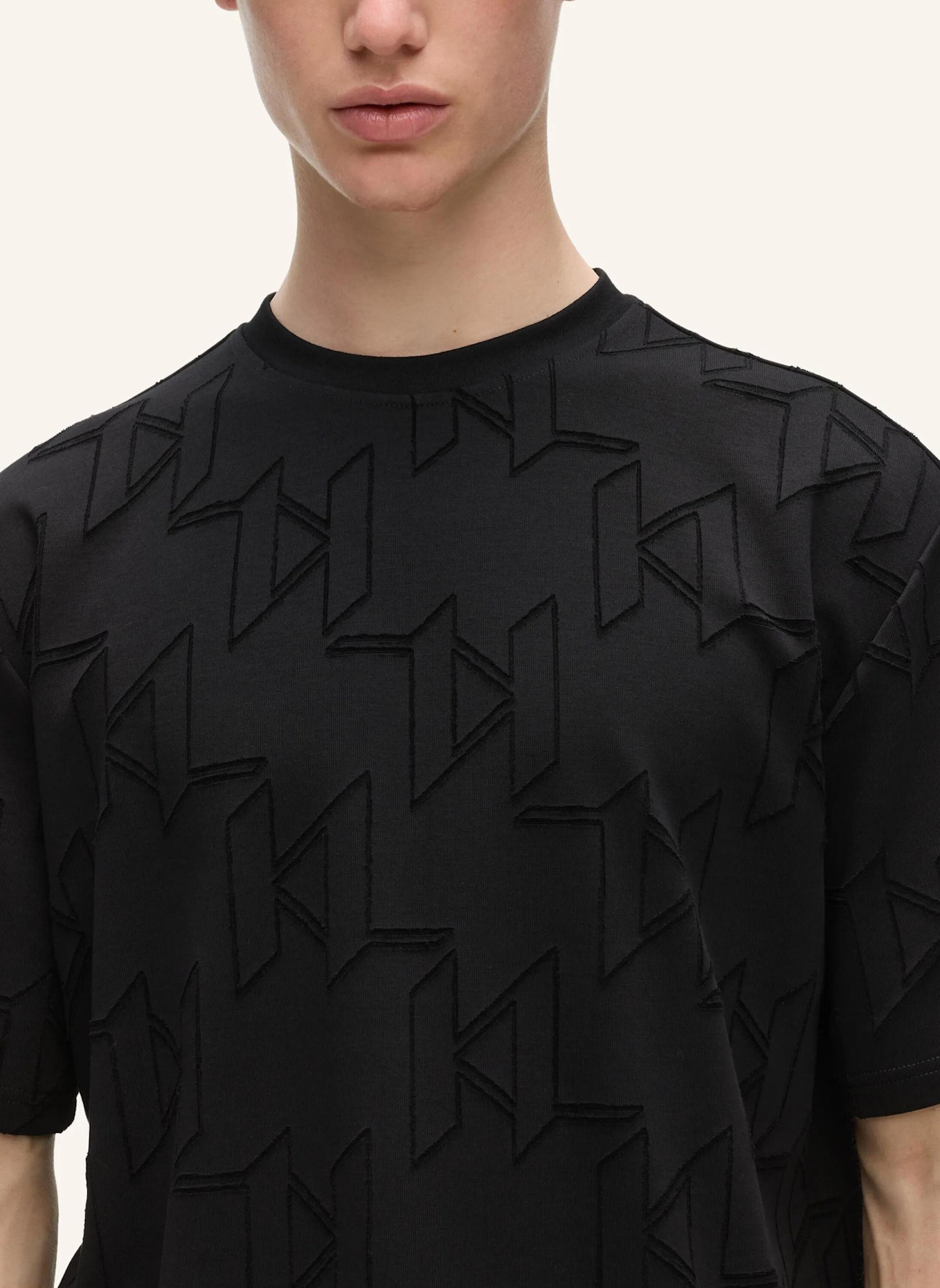 KARL LAGERFELD T-shirt: SCHWARZ