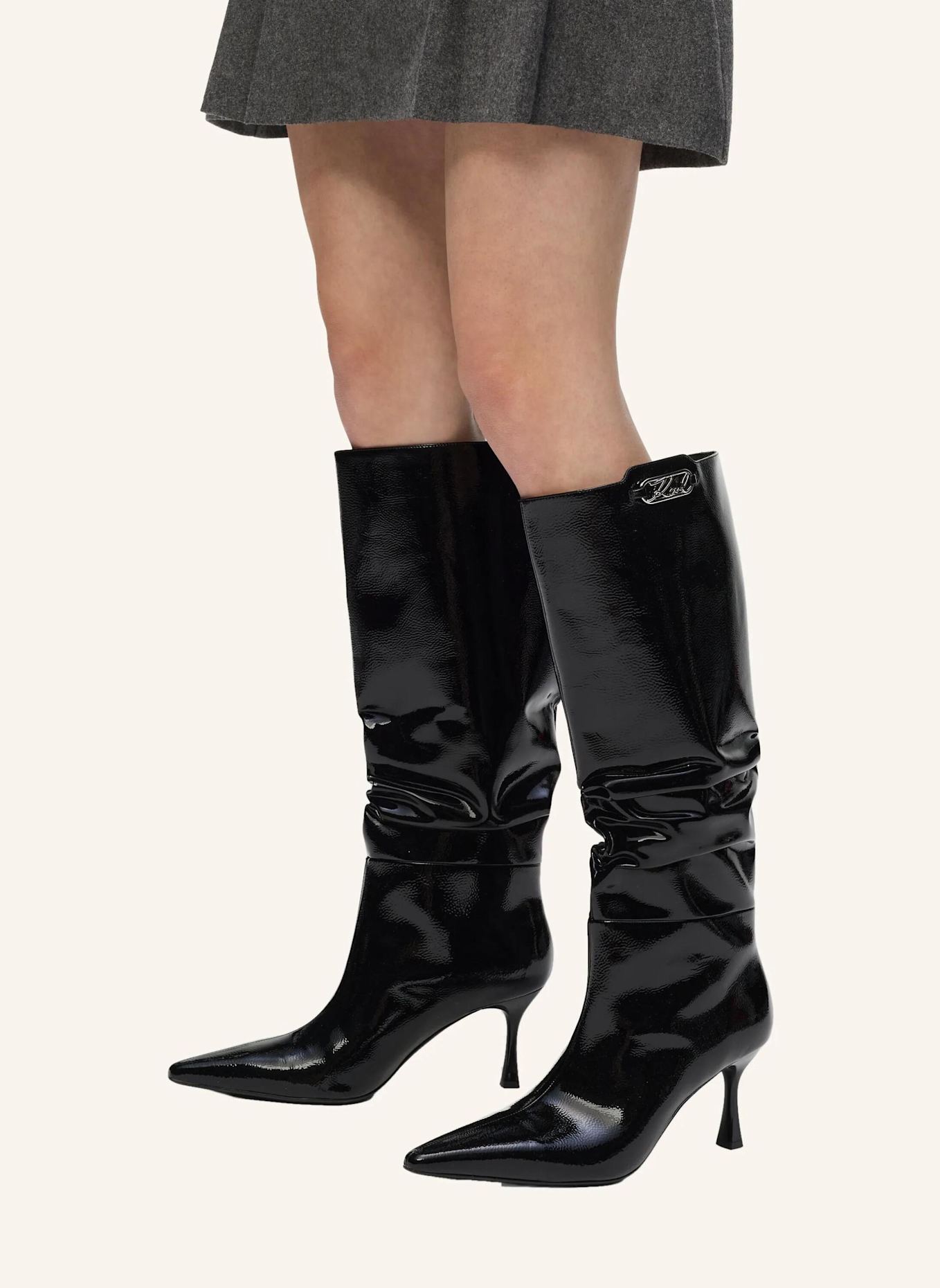 KARL LAGERFELD Stiefel: SCHWARZ