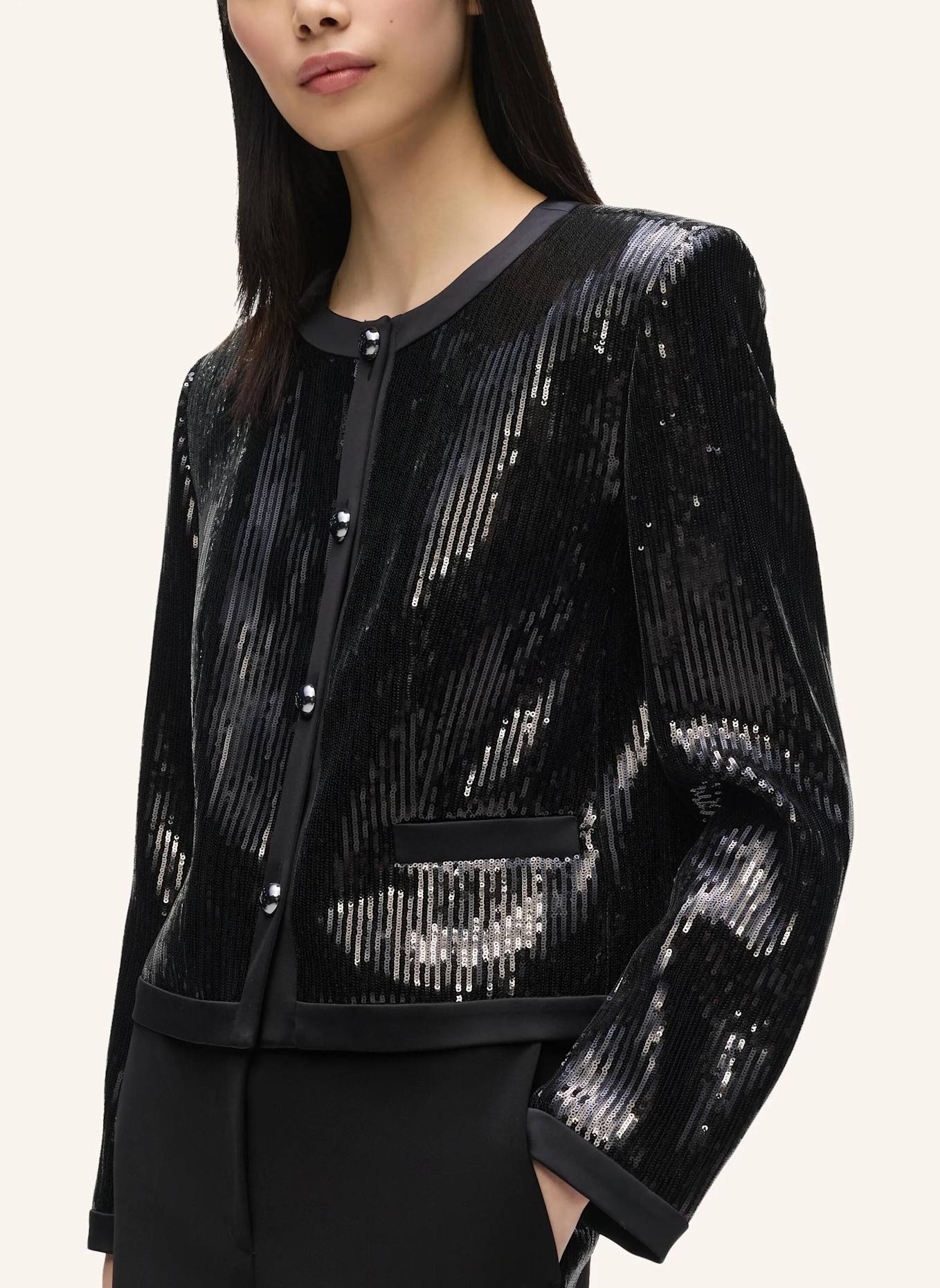 KARL LAGERFELD Blazer: SCHWARZ