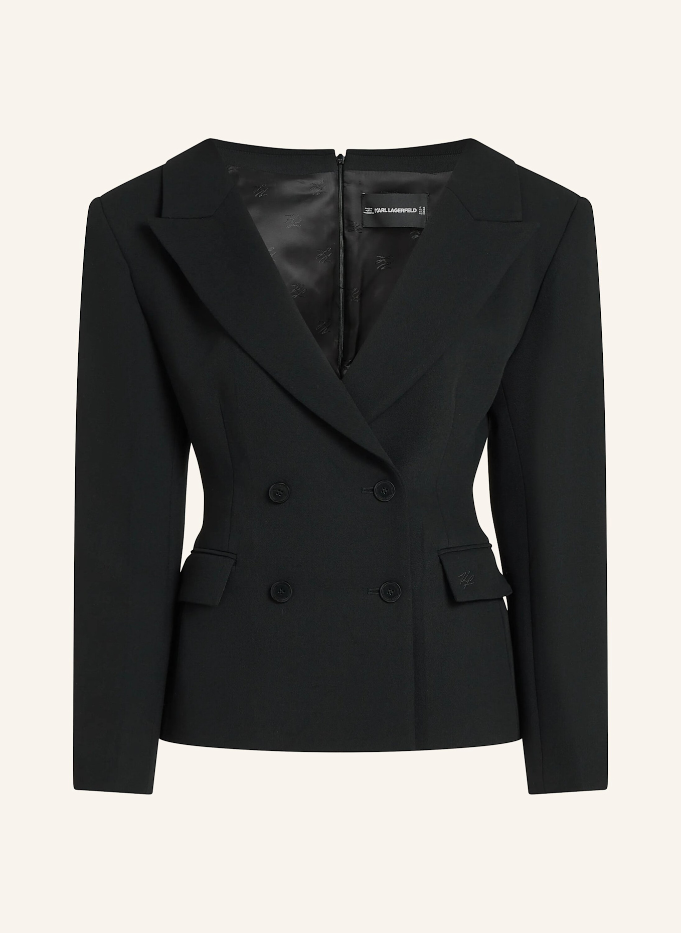 KARL LAGERFELD Blazer: SCHWARZ