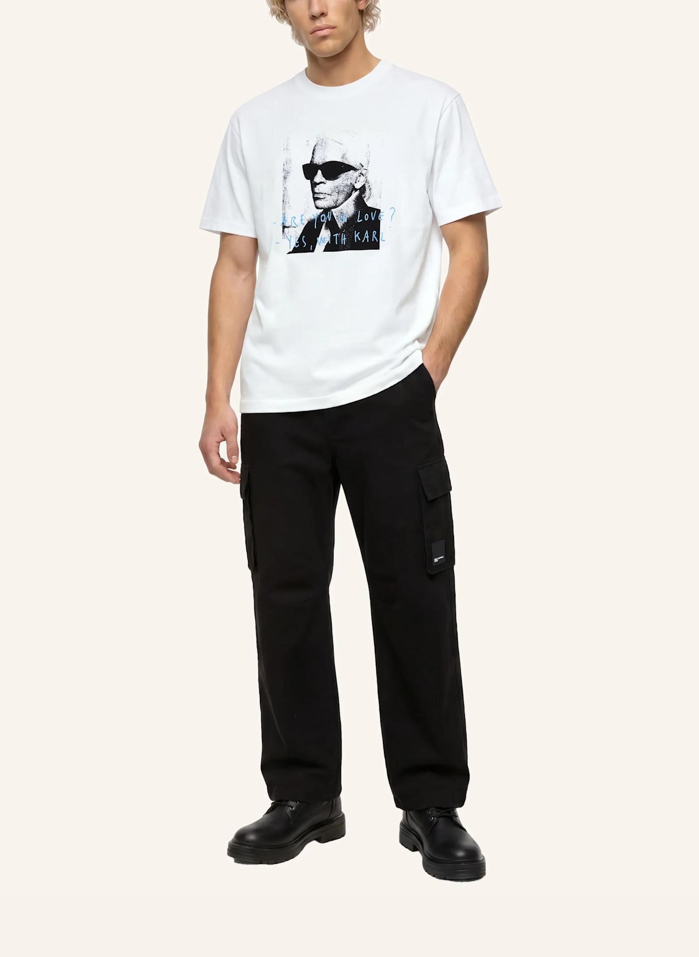 KARL LAGERFELD JEANS T-shirt: WEISS