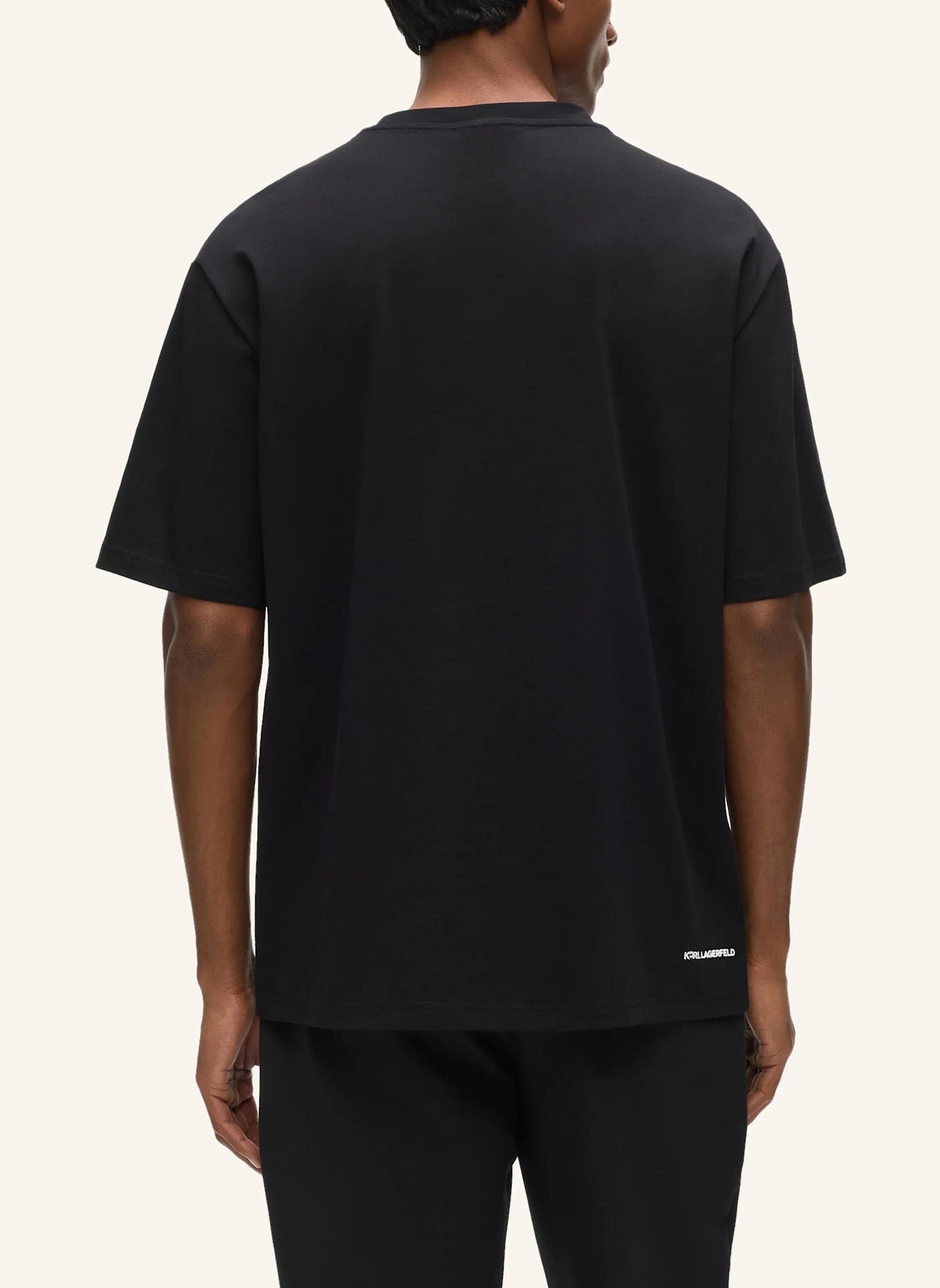 KARL LAGERFELD T-shirt: SCHWARZ