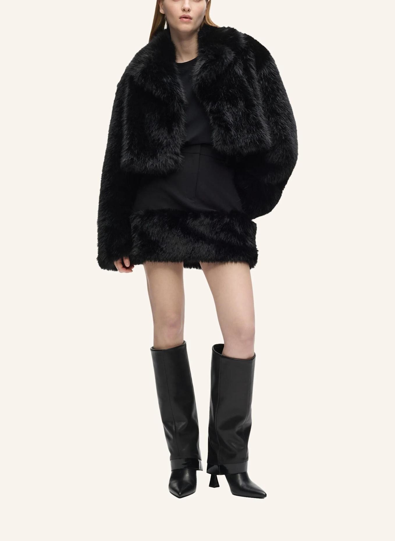 KARL LAGERFELD Mantel: SCHWARZ