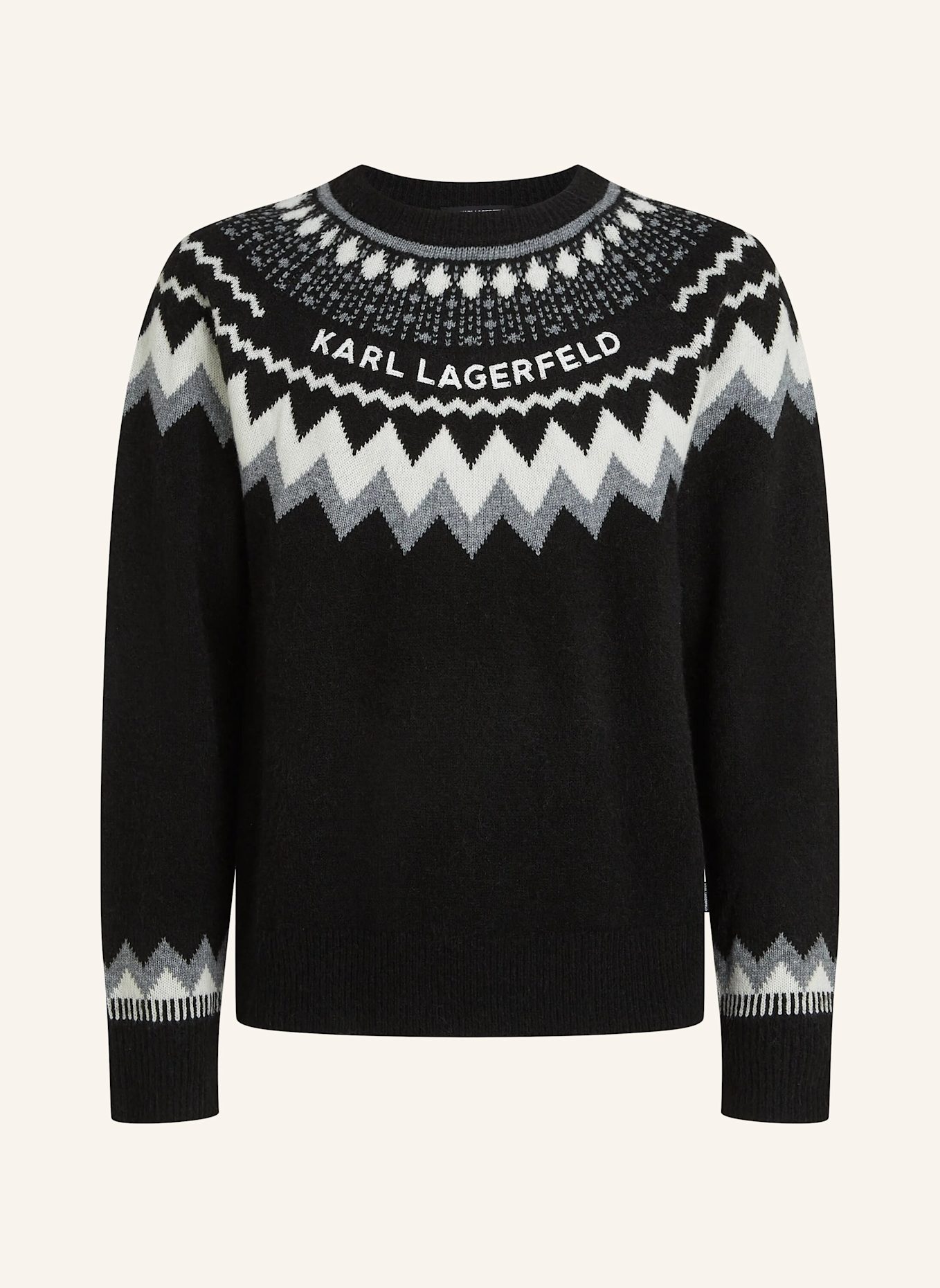 KARL LAGERFELD Sweatshirt: SCHWARZ