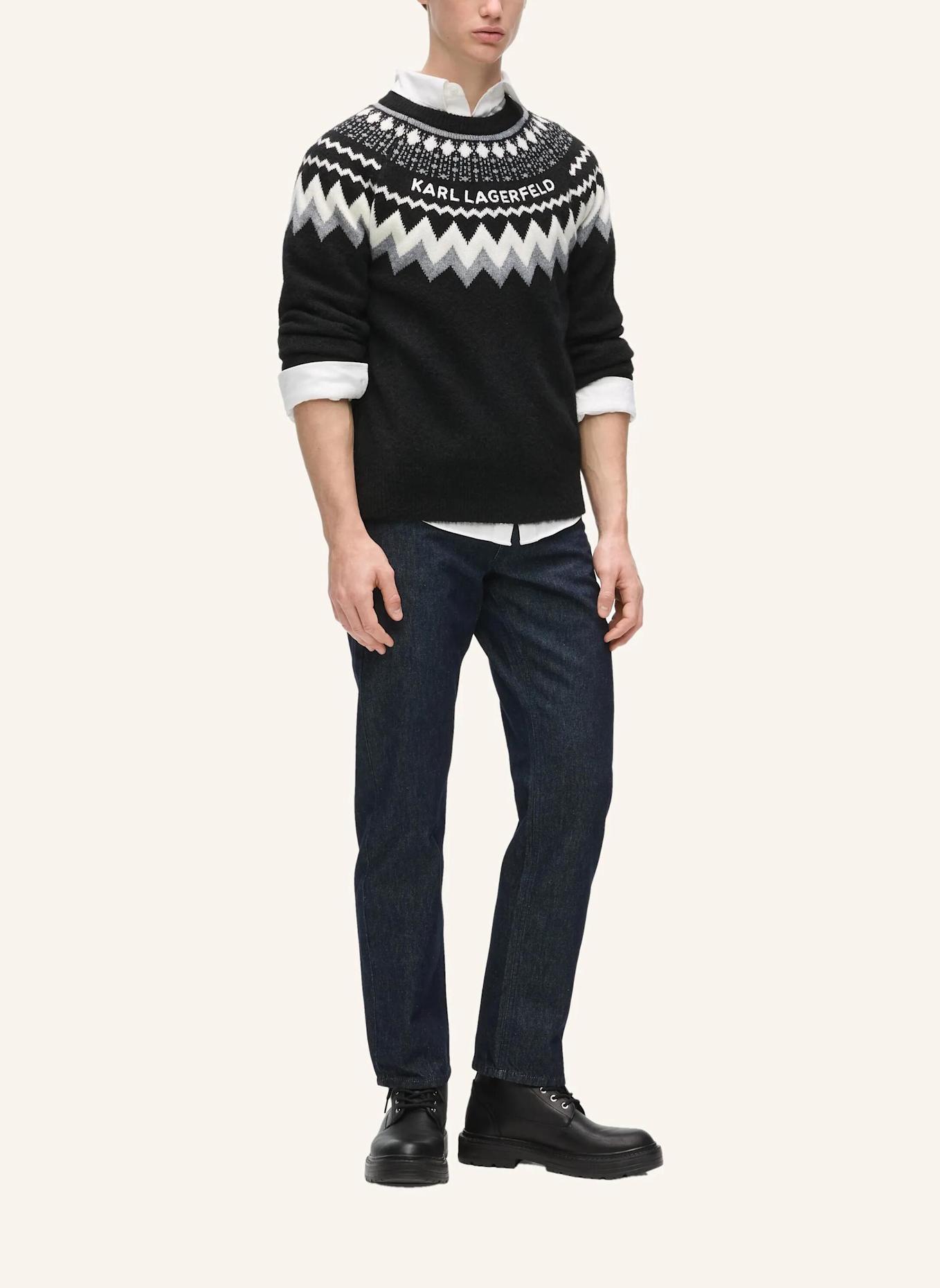 KARL LAGERFELD Sweatshirt: SCHWARZ
