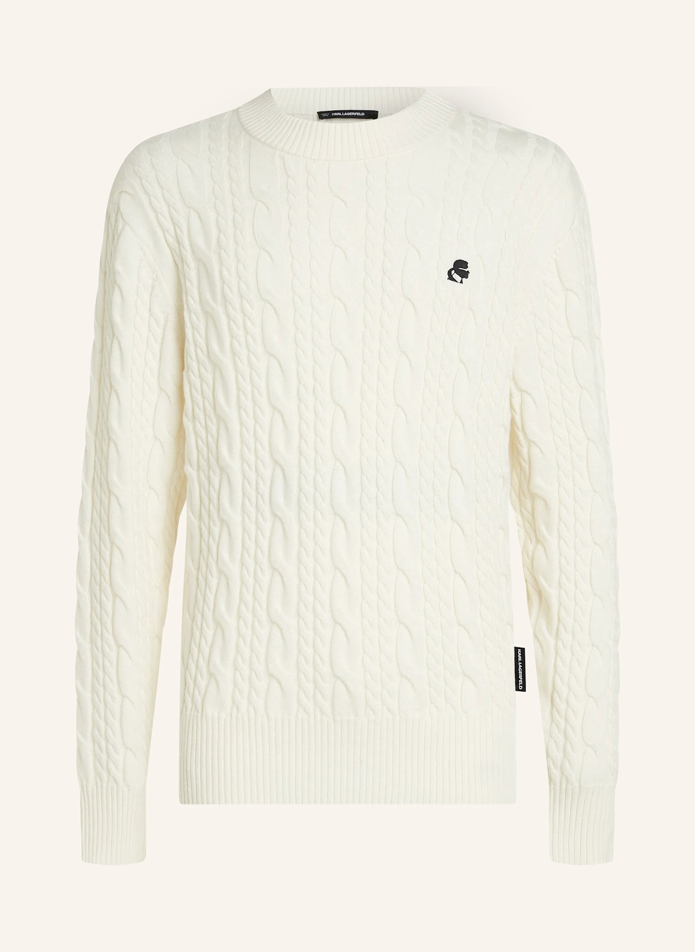 KARL LAGERFELD Sweatshirt: BEIGE