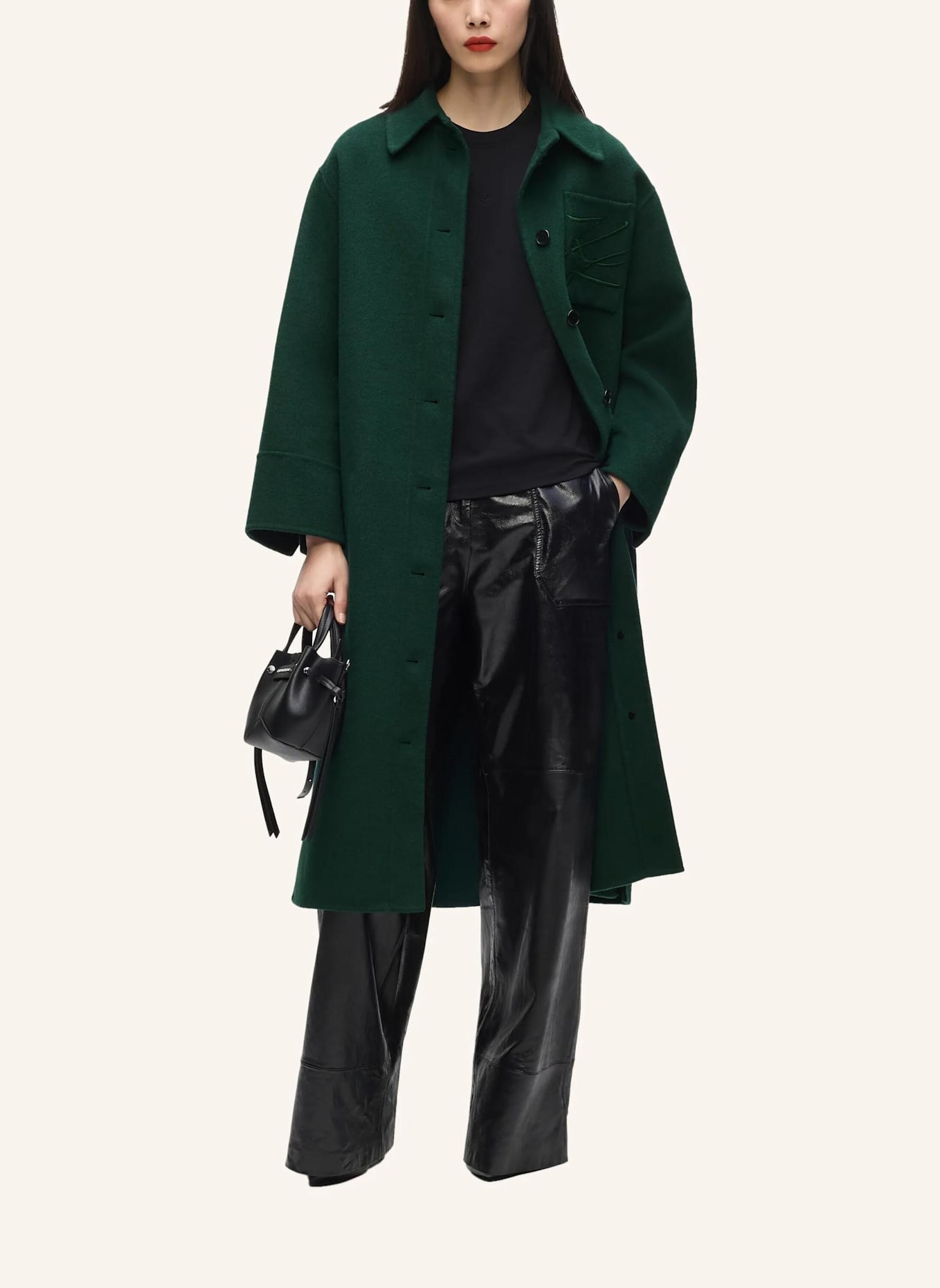 KARL LAGERFELD Mantel: GRÜN