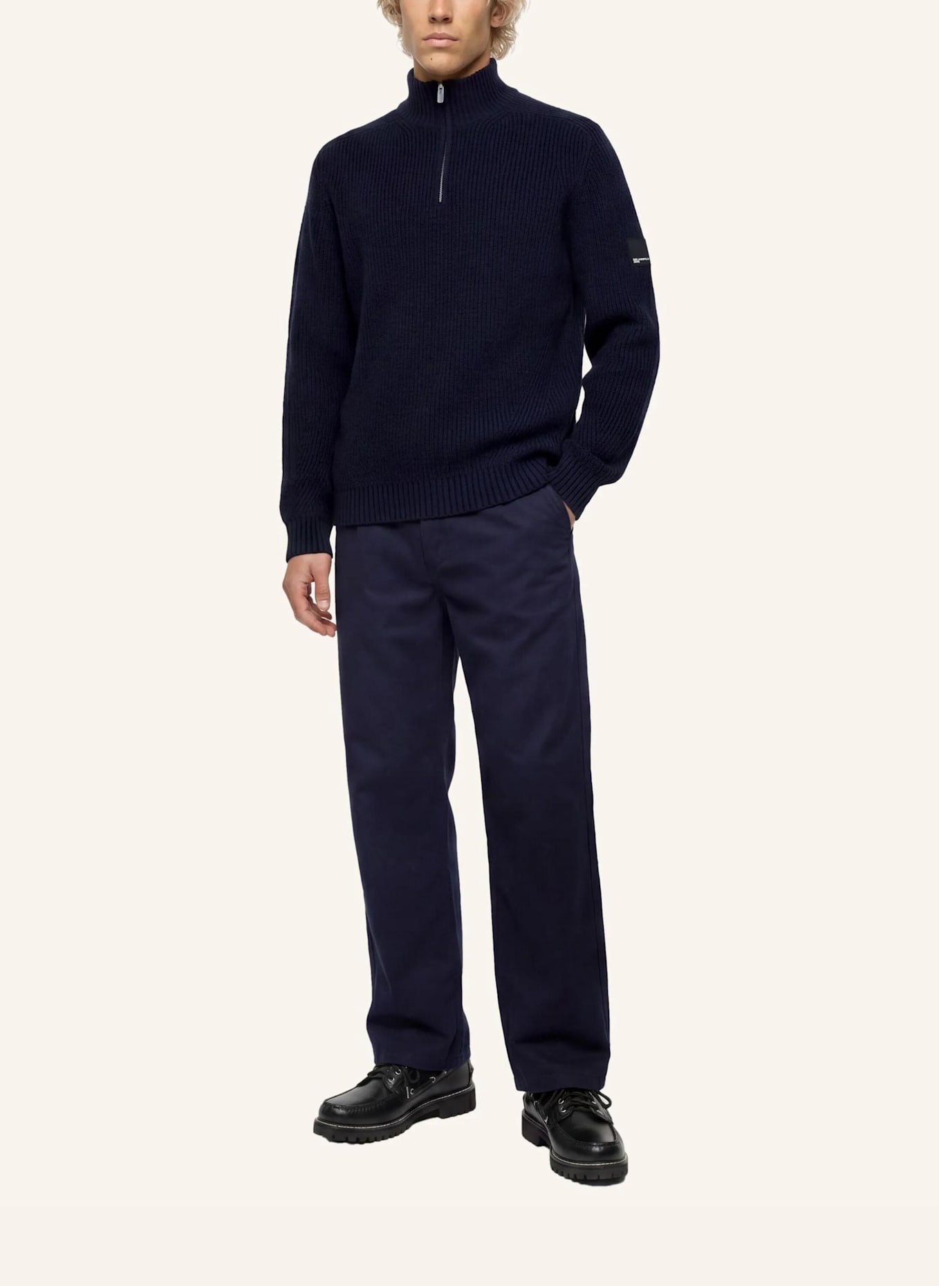 KARL LAGERFELD JEANS Sweatshirt: DUNKELBLAU