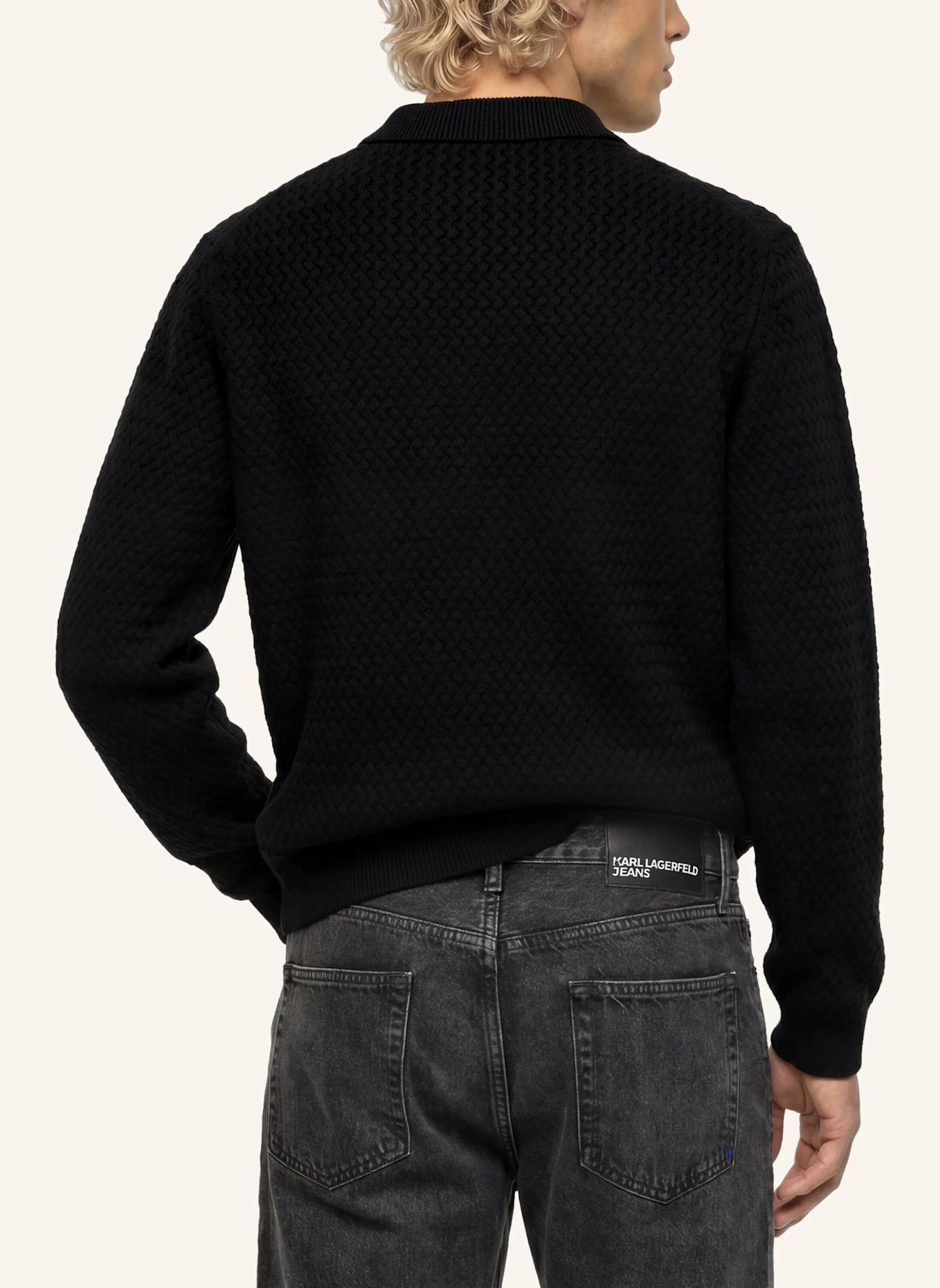 KARL LAGERFELD JEANS Poloshirt: SCHWARZ