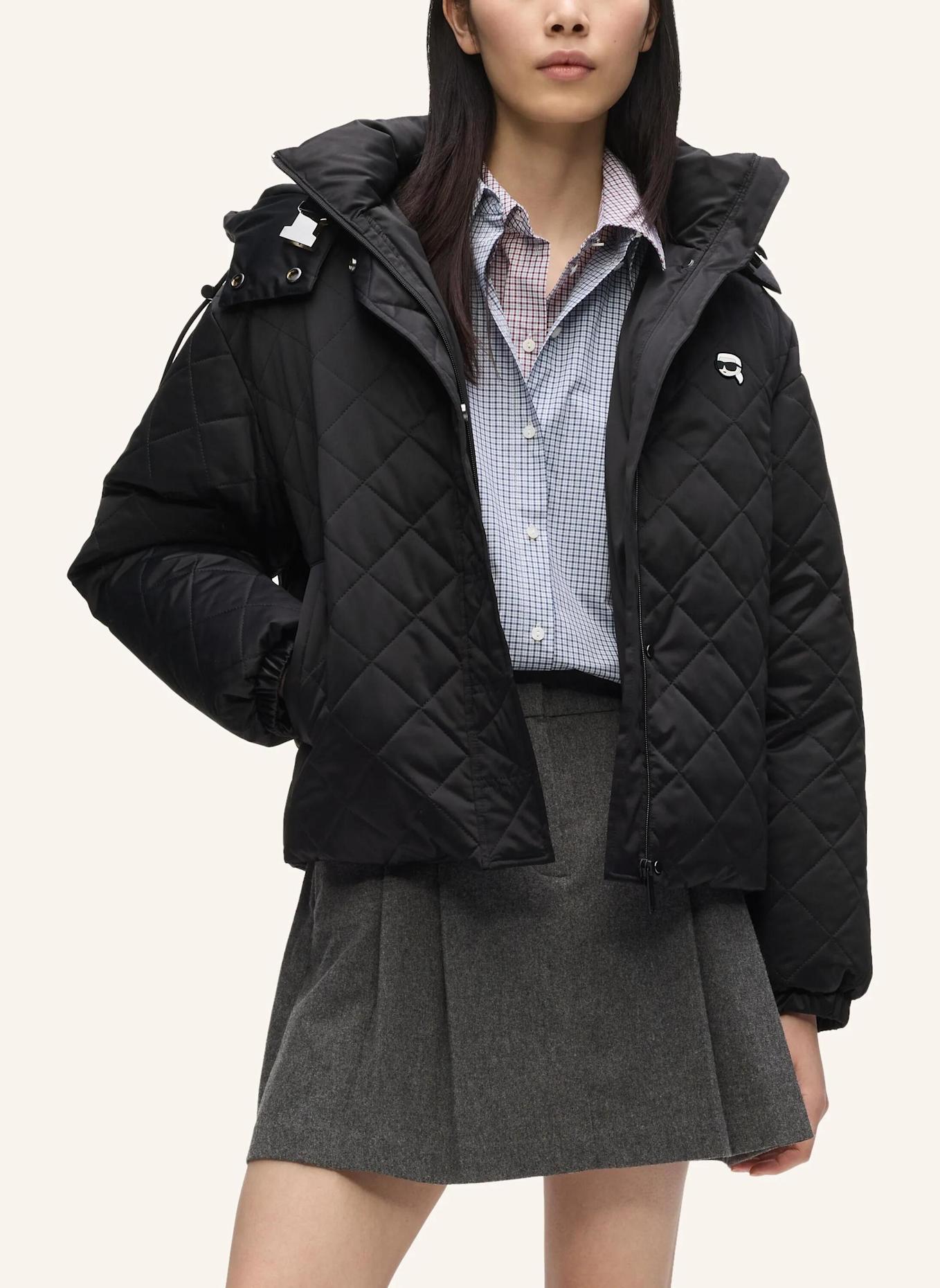 KARL LAGERFELD Mantel: SCHWARZ