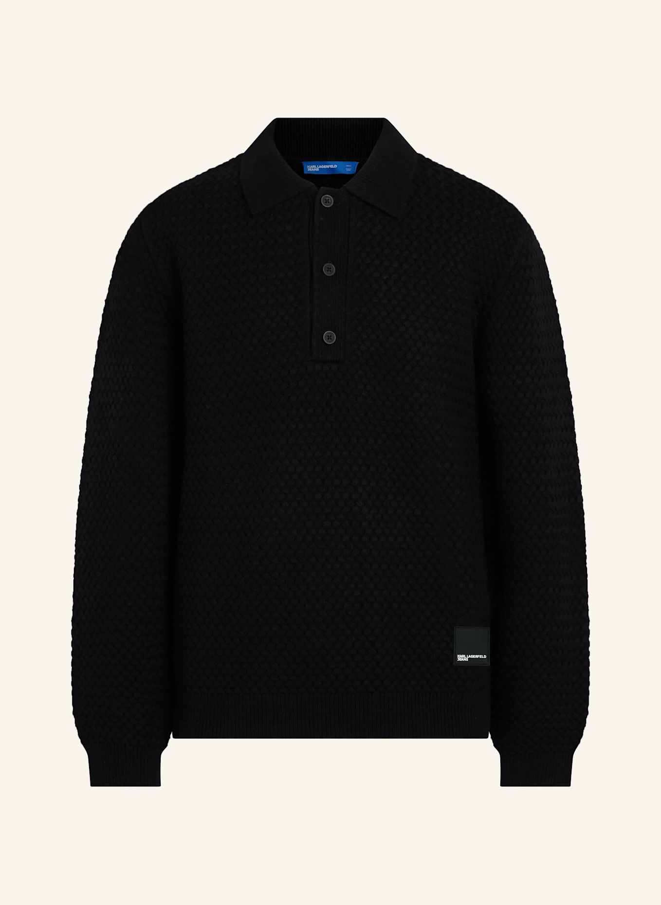 KARL LAGERFELD JEANS Poloshirt: SCHWARZ