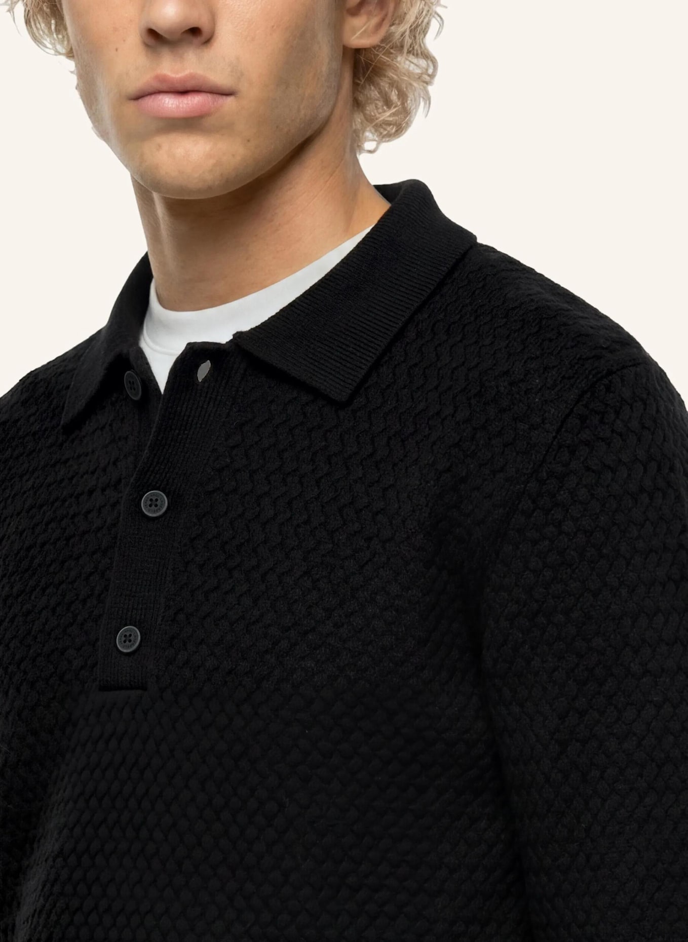 KARL LAGERFELD JEANS Poloshirt: SCHWARZ