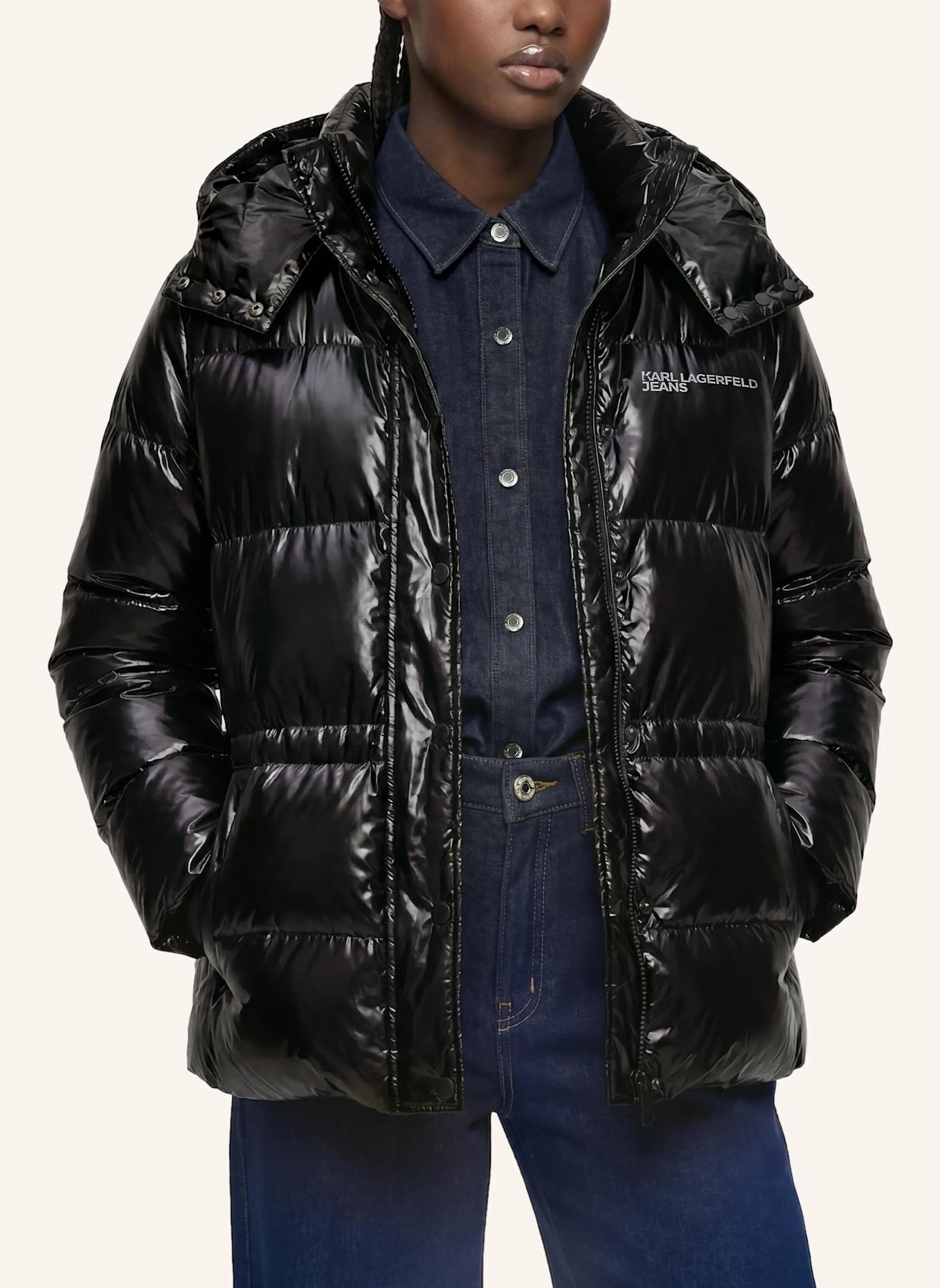 KARL LAGERFELD JEANS Jacke: SCHWARZ