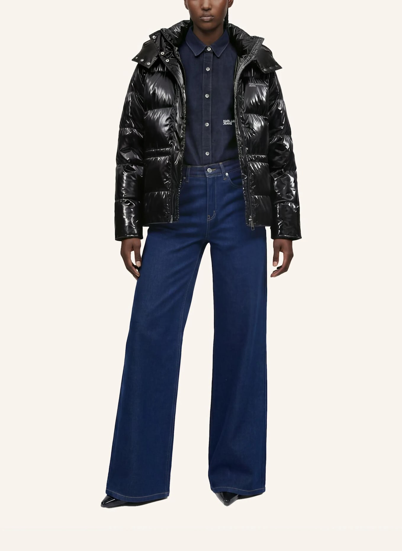 KARL LAGERFELD JEANS Jacke: SCHWARZ