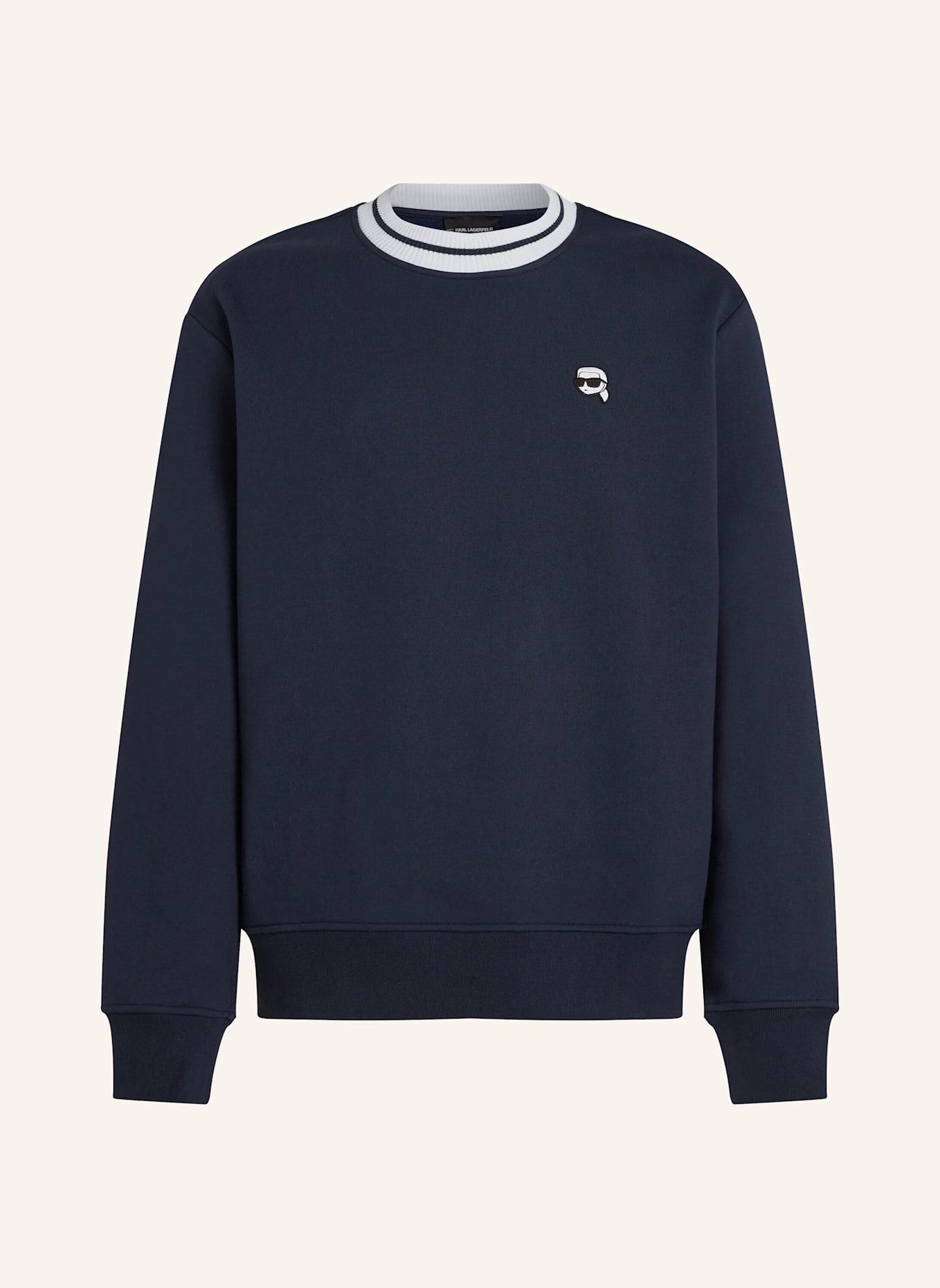 KARL LAGERFELD Sweatshirt: DUNKELBLAU