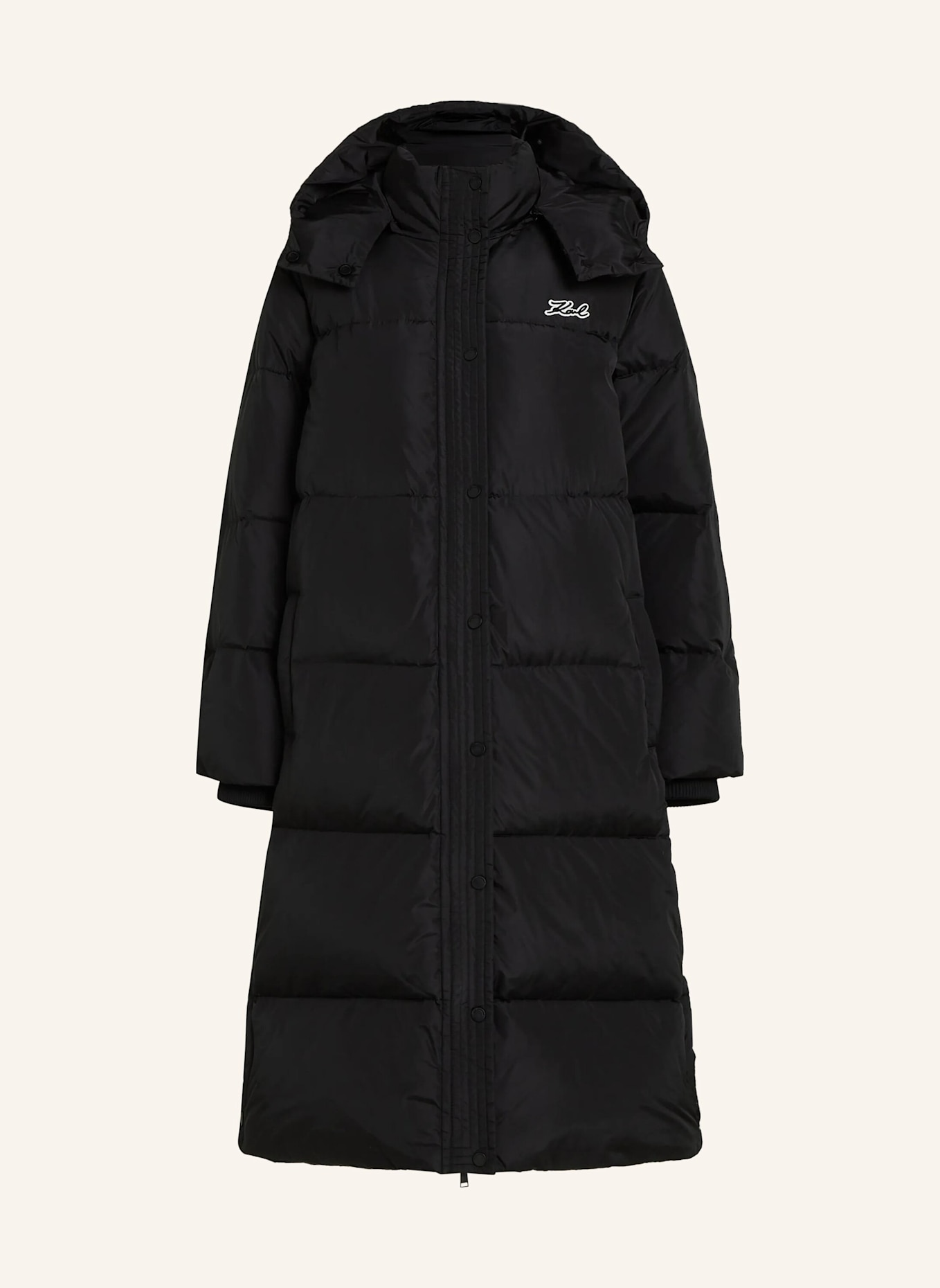 KARL LAGERFELD Mantel: SCHWARZ