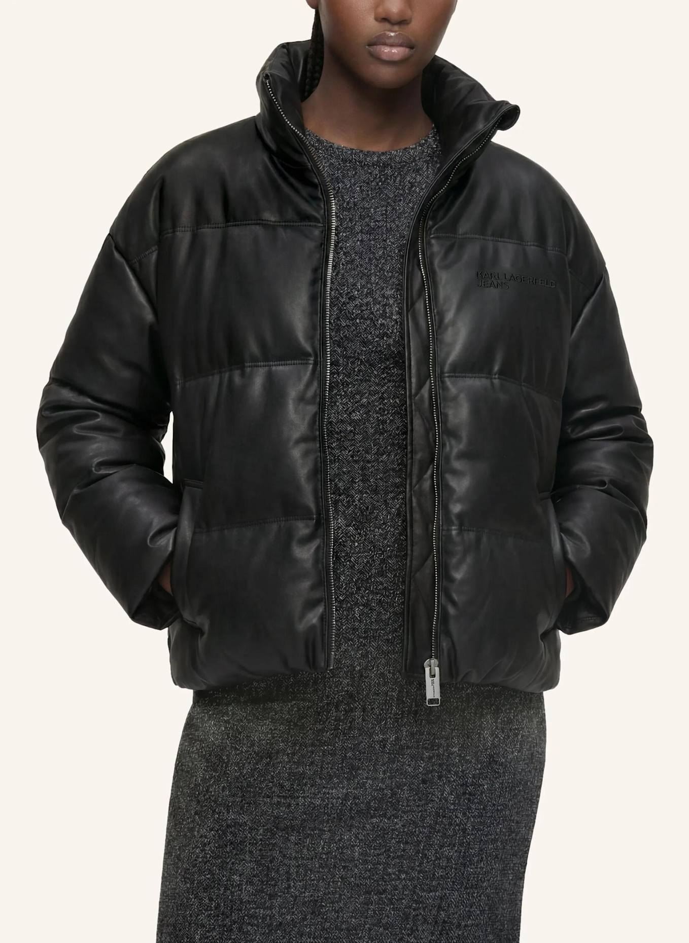 KARL LAGERFELD JEANS Jacke: SCHWARZ