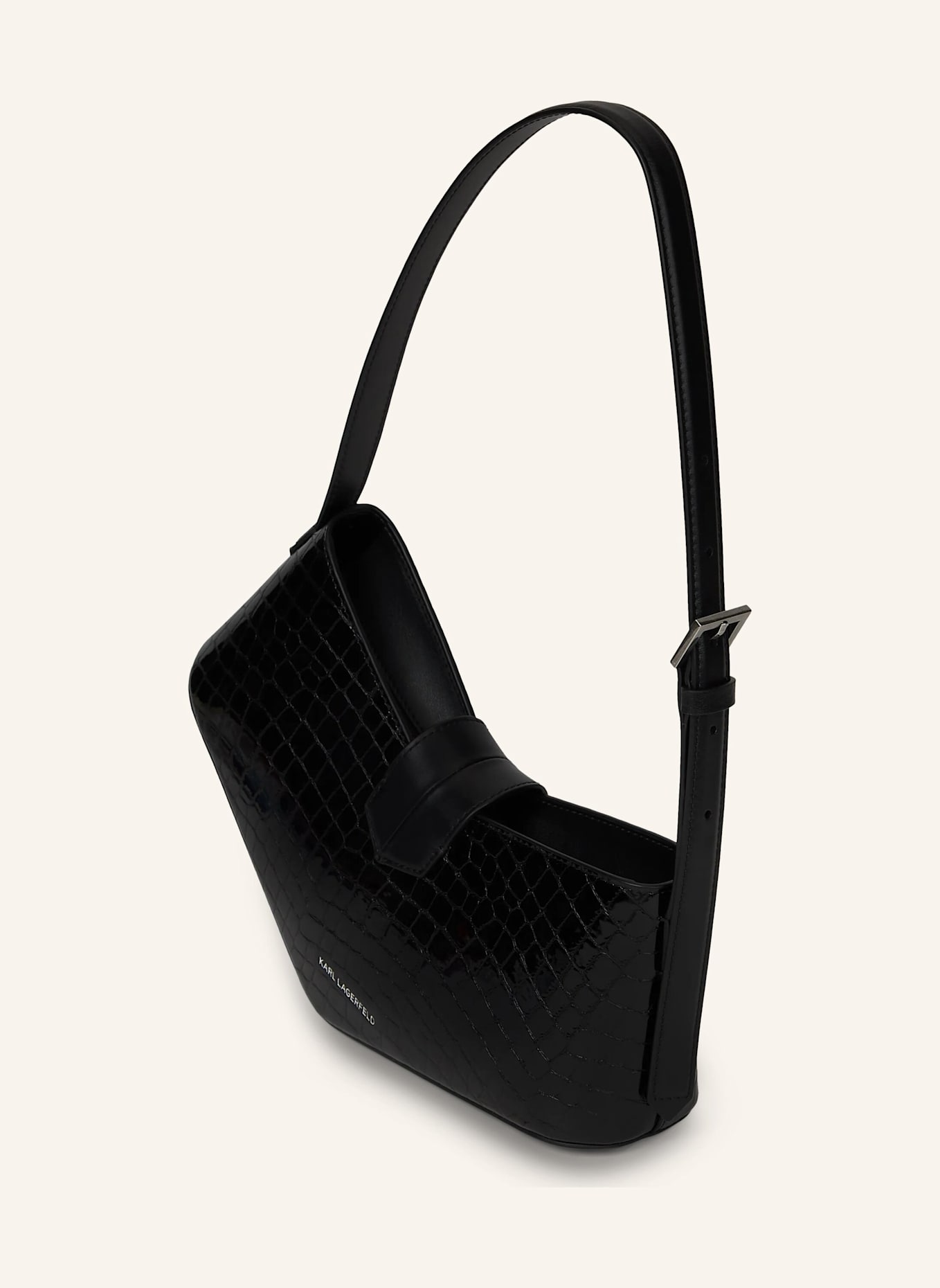 KARL LAGERFELD Schultertasche KL STUDIO: SCHWARZ