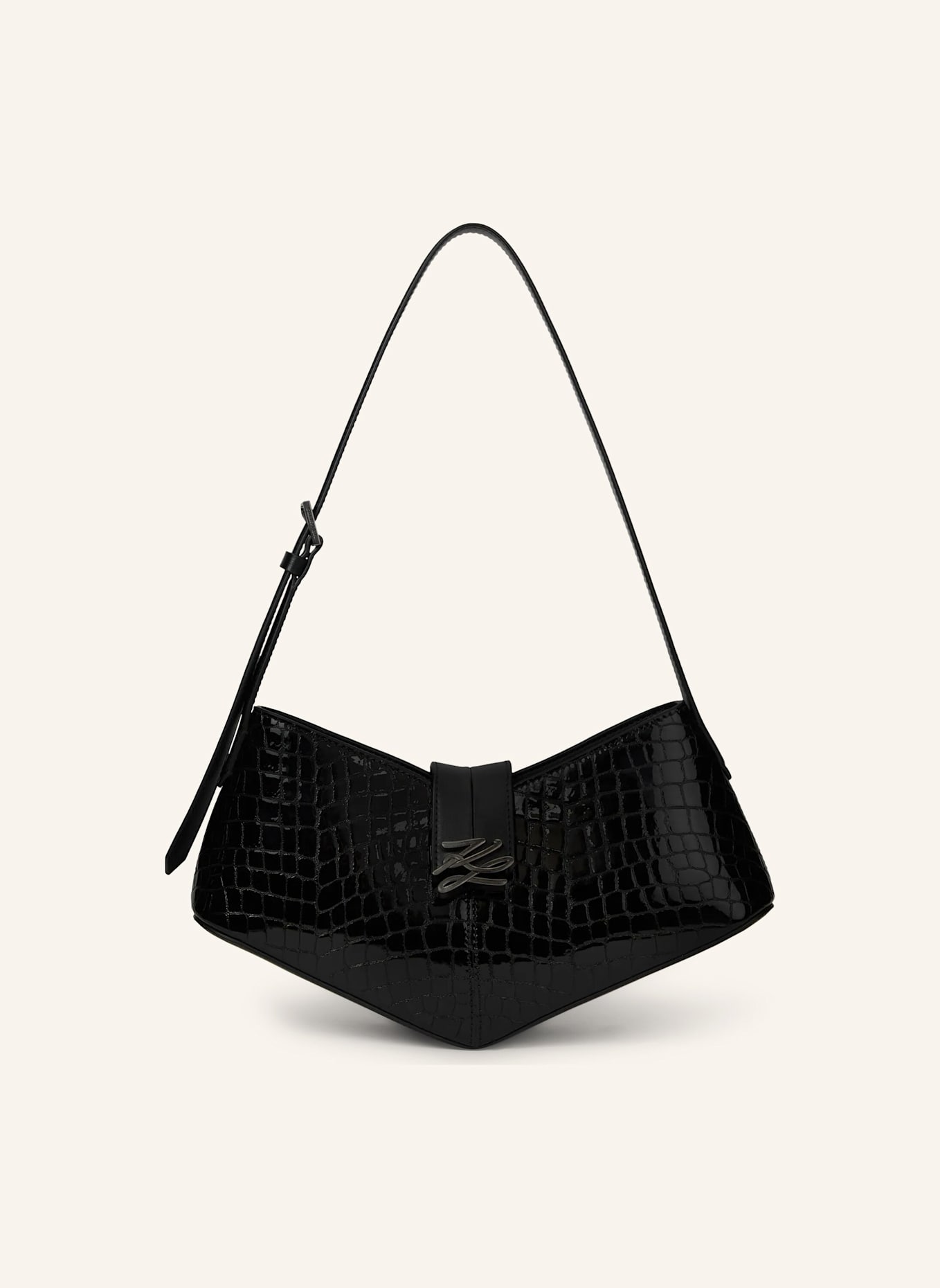 KARL LAGERFELD Schultertasche KL STUDIO: SCHWARZ