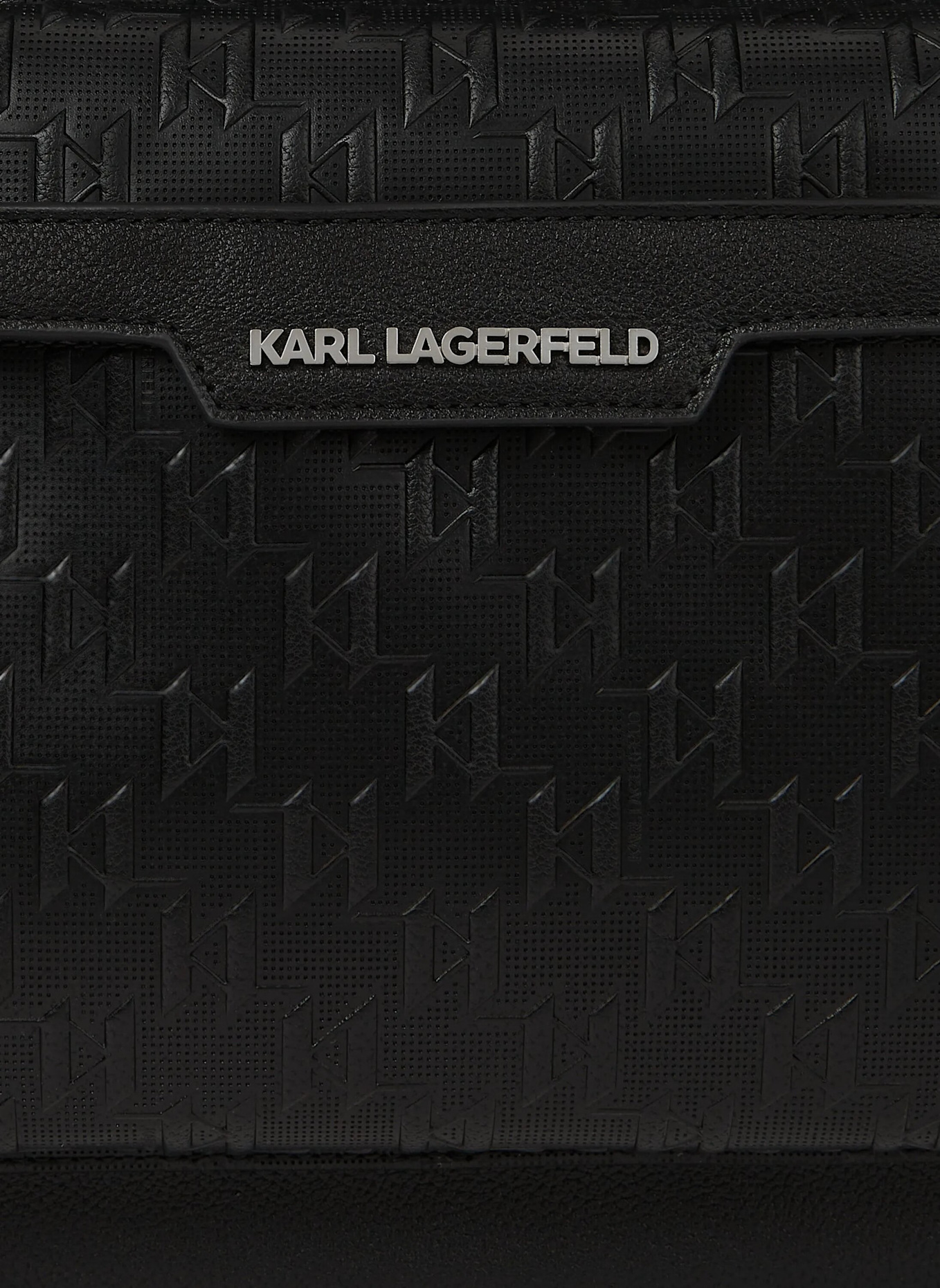 KARL LAGERFELD Rucksack: SCHWARZ