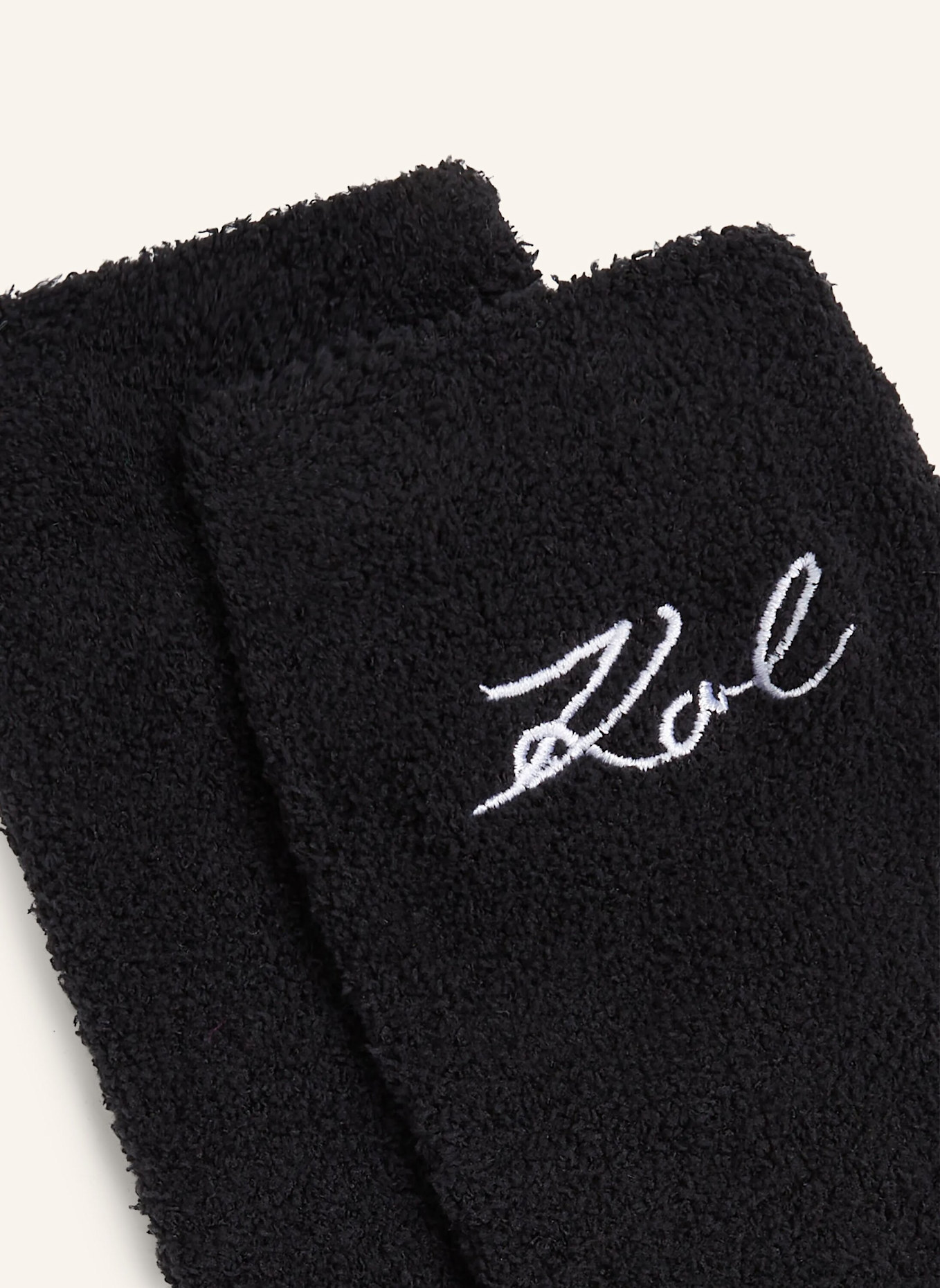 KARL LAGERFELD Socken: SCHWARZ