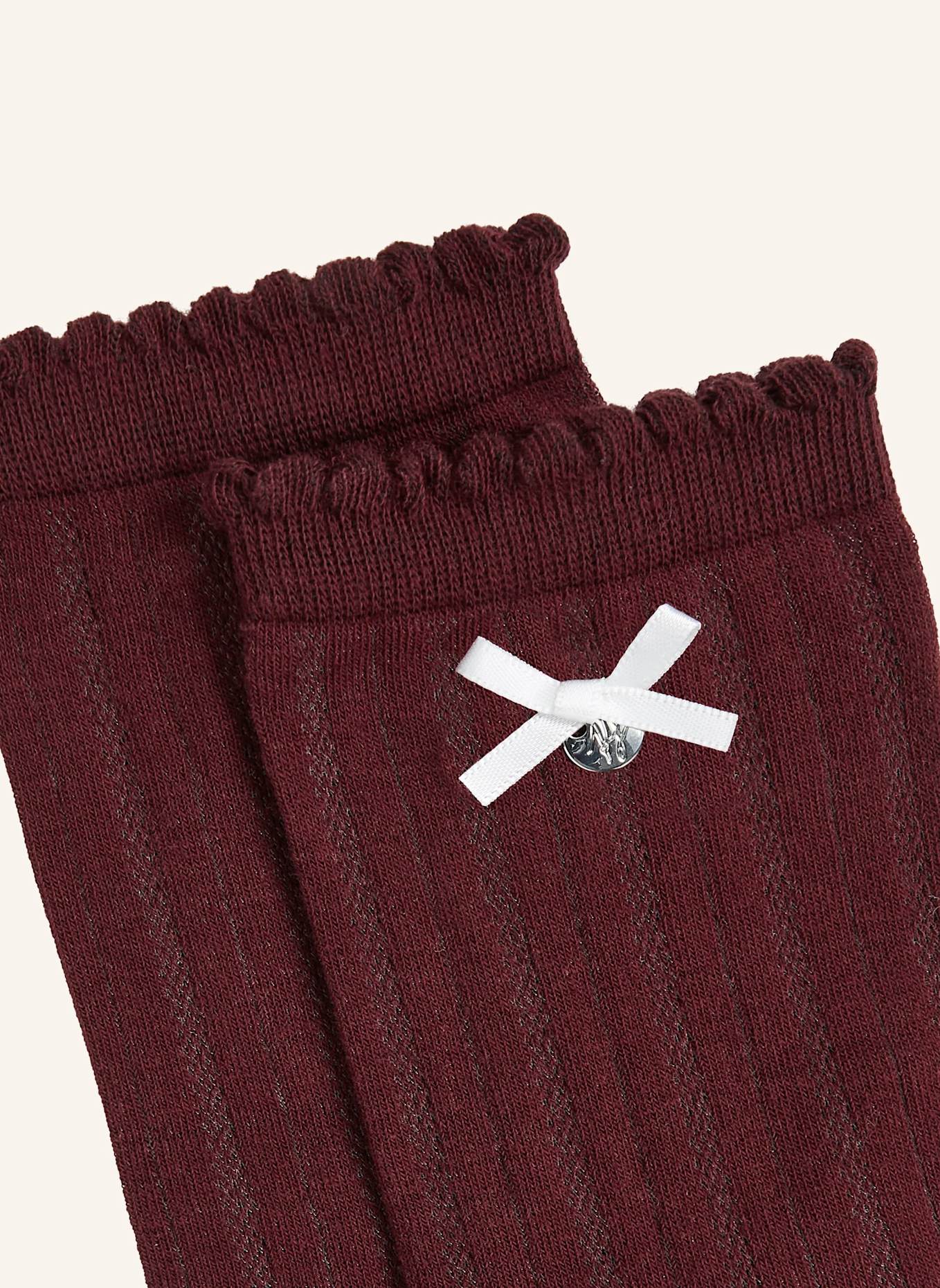 KARL LAGERFELD Socken: DUNKELROT