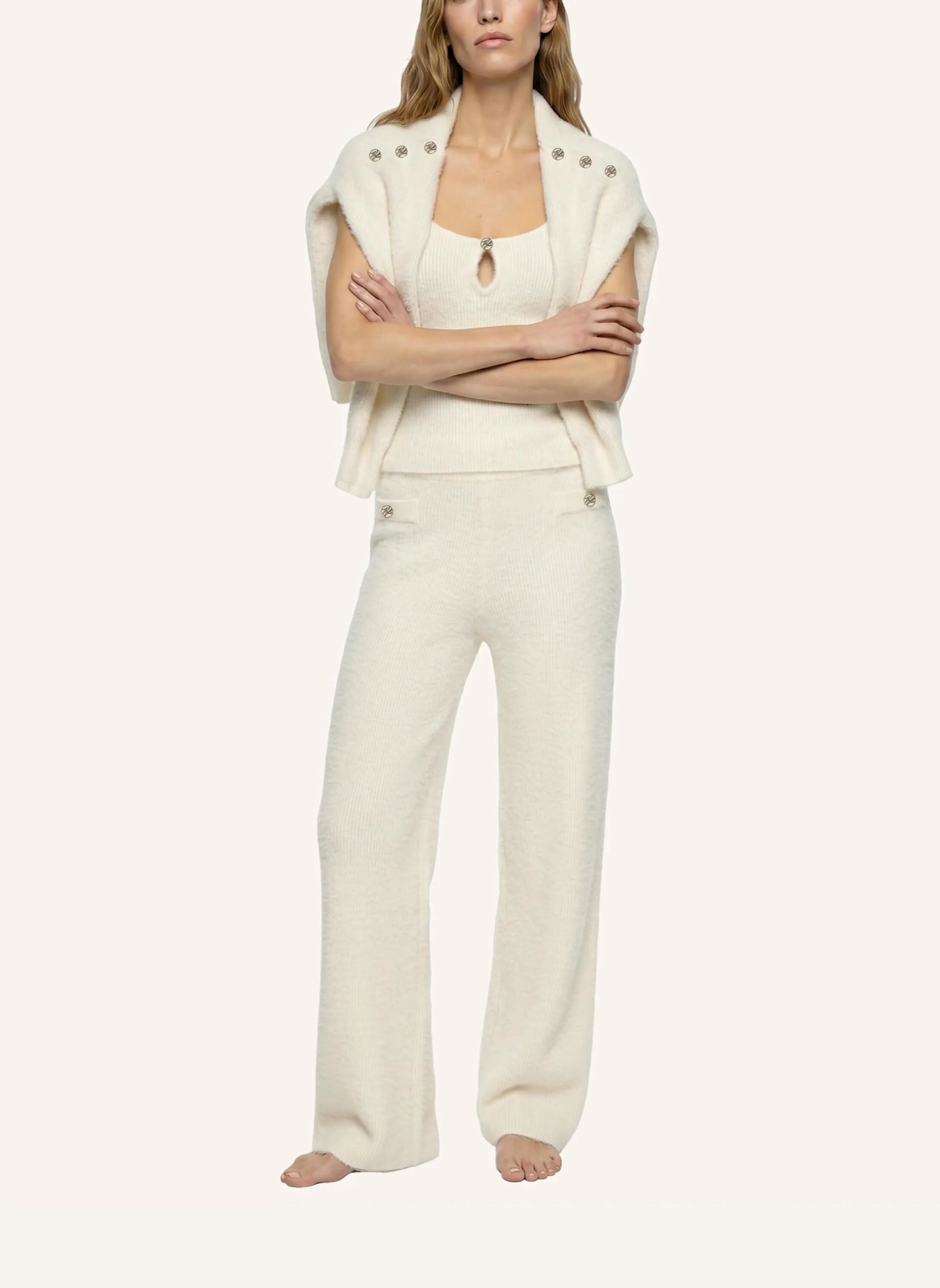 KARL LAGERFELD Top: BEIGE