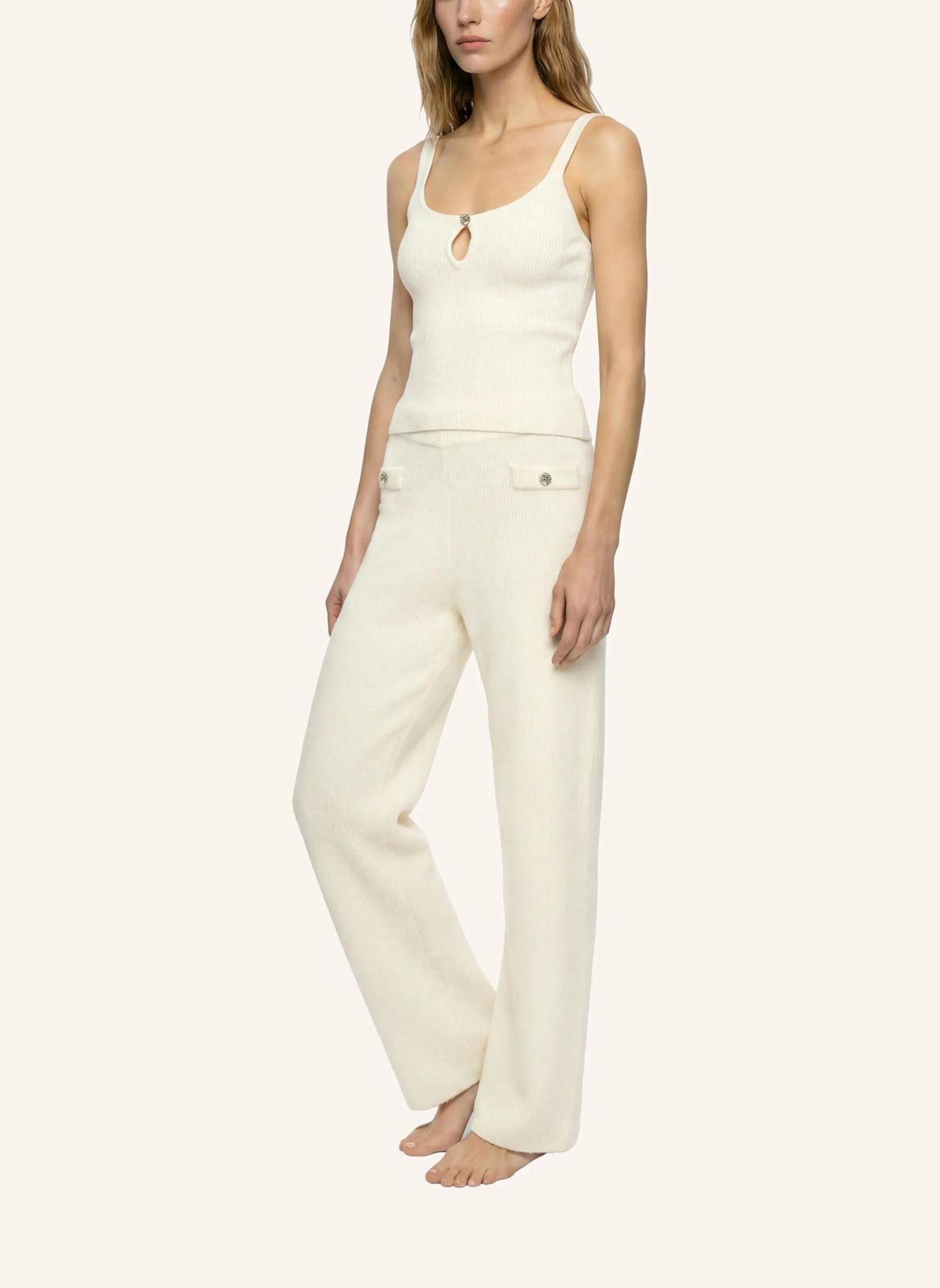 KARL LAGERFELD Hose: BEIGE
