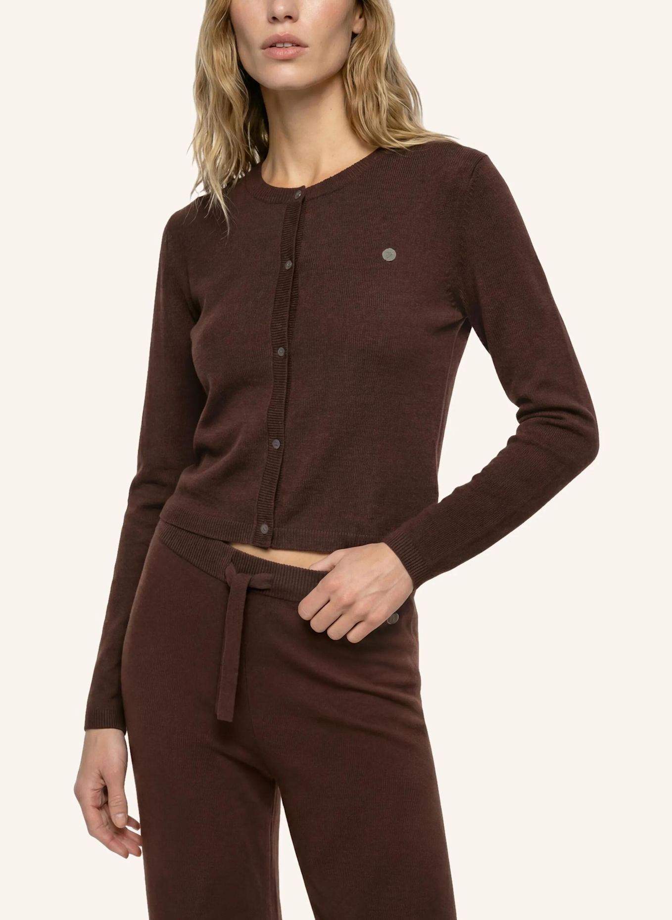 KARL LAGERFELD Top: DUNKELBRAUN