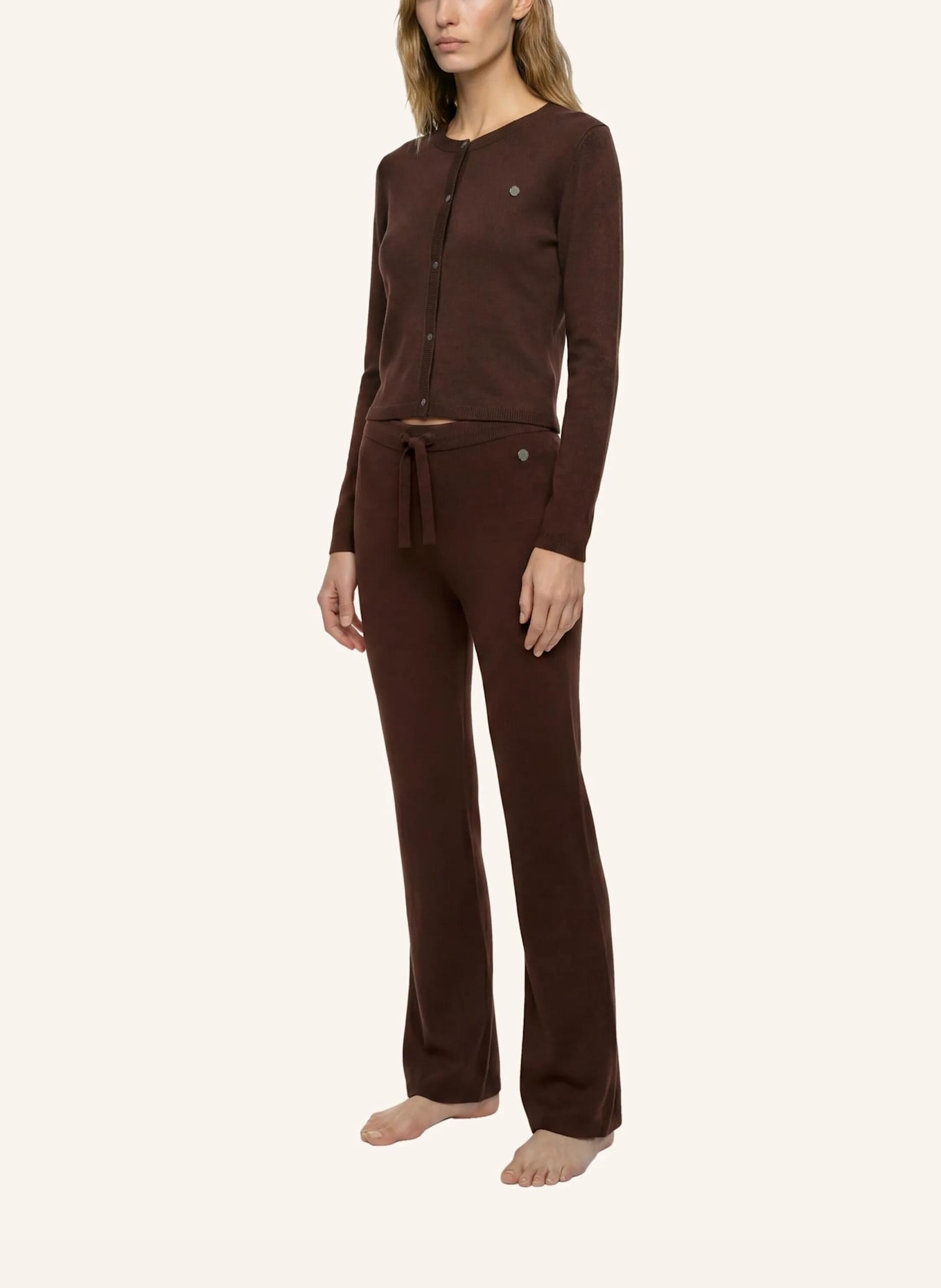 KARL LAGERFELD Top: DUNKELBRAUN