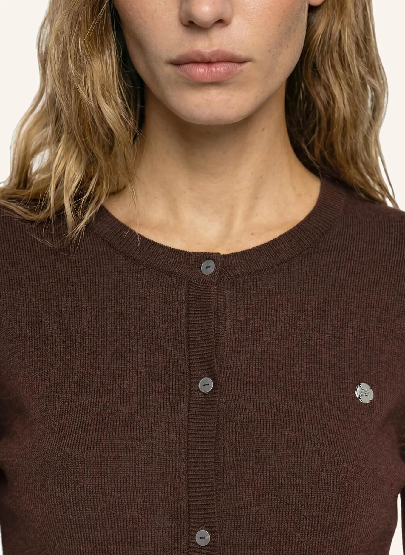 KARL LAGERFELD Top: DUNKELBRAUN