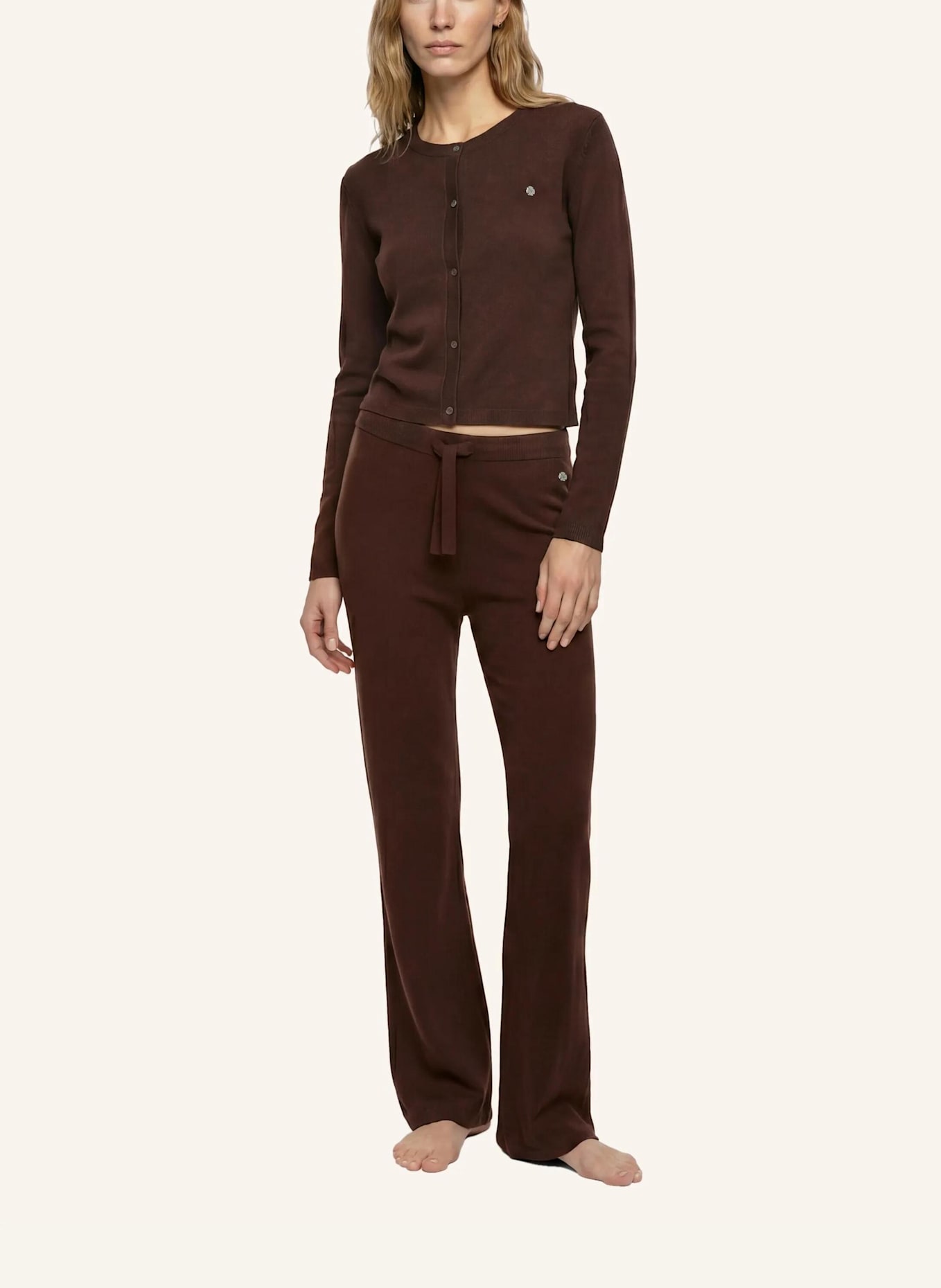 KARL LAGERFELD Hose: DUNKELBRAUN