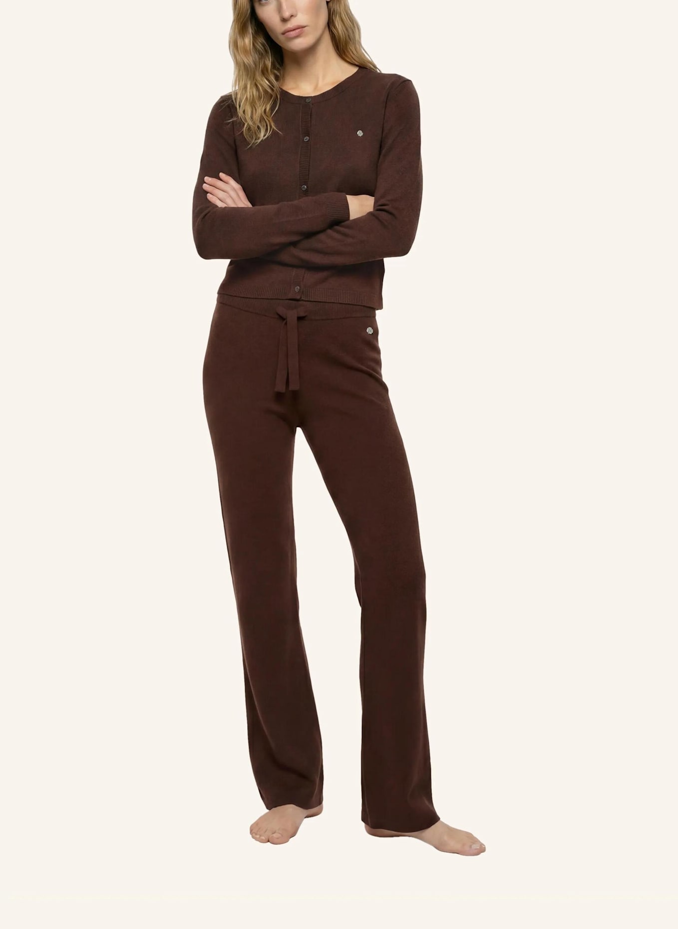 KARL LAGERFELD Hose: DUNKELBRAUN