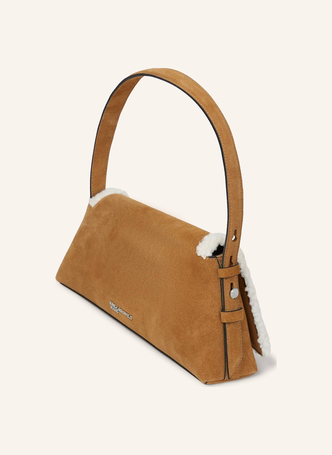 KARL LAGERFELD JEANS Schultertasche: BRAUN
