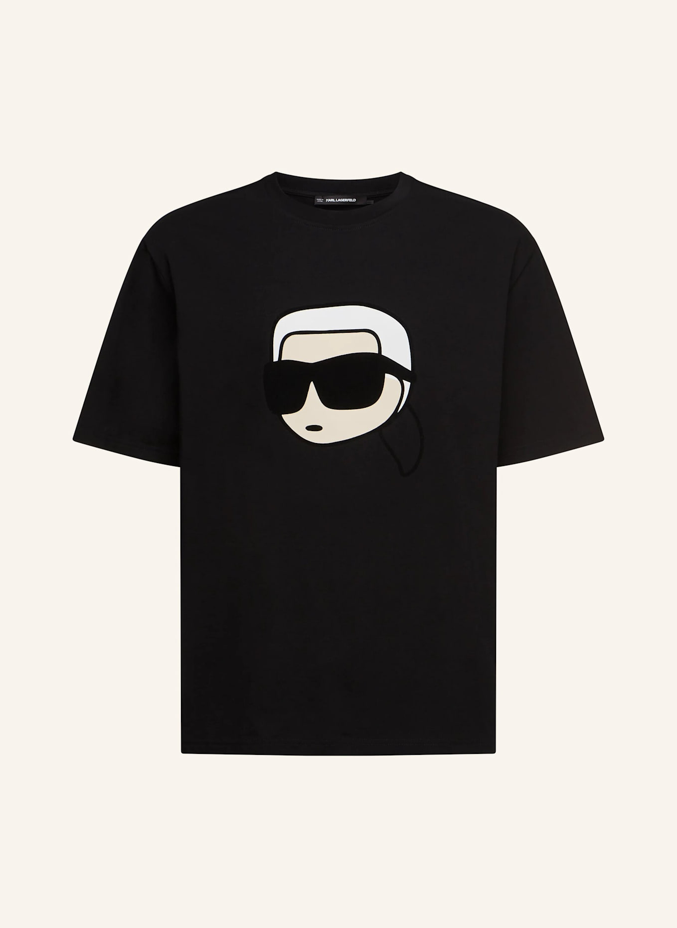 KARL LAGERFELD T-shirt: SCHWARZ