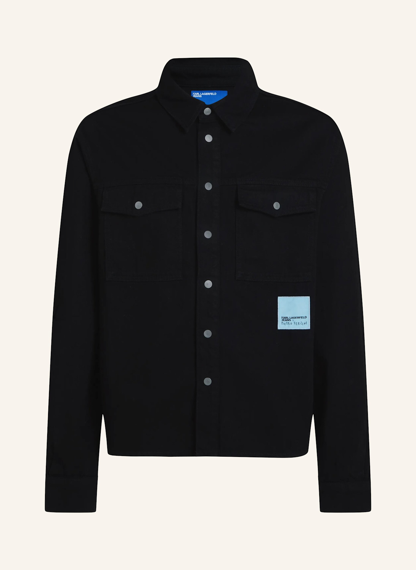 KARL LAGERFELD JEANS Hemd x Pietro Terzini: SCHWARZ