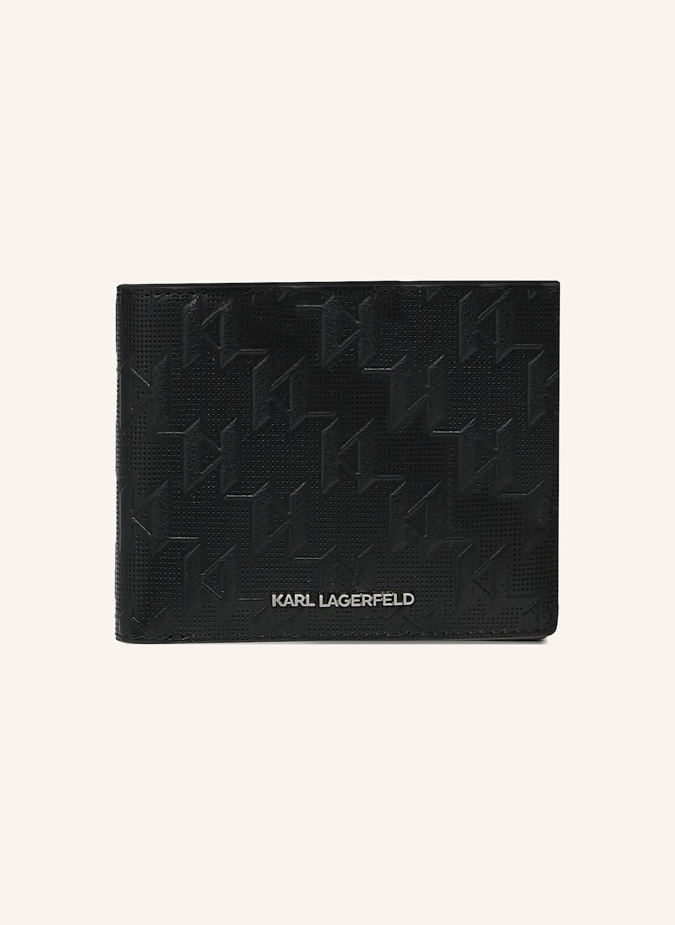 KARL LAGERFELD Geldbörse: SCHWARZ
