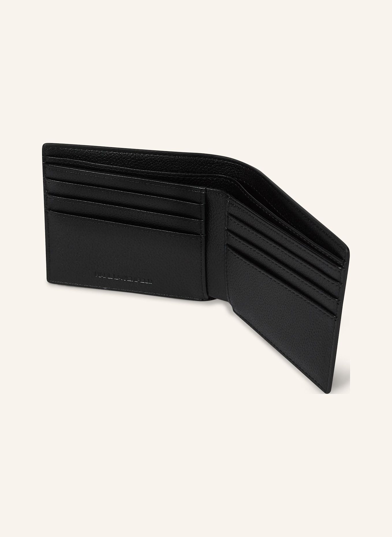 KARL LAGERFELD Geldbörse: SCHWARZ