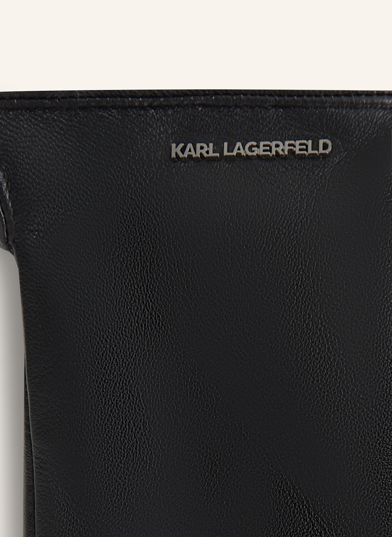 KARL LAGERFELD Handschuhe: SCHWARZ