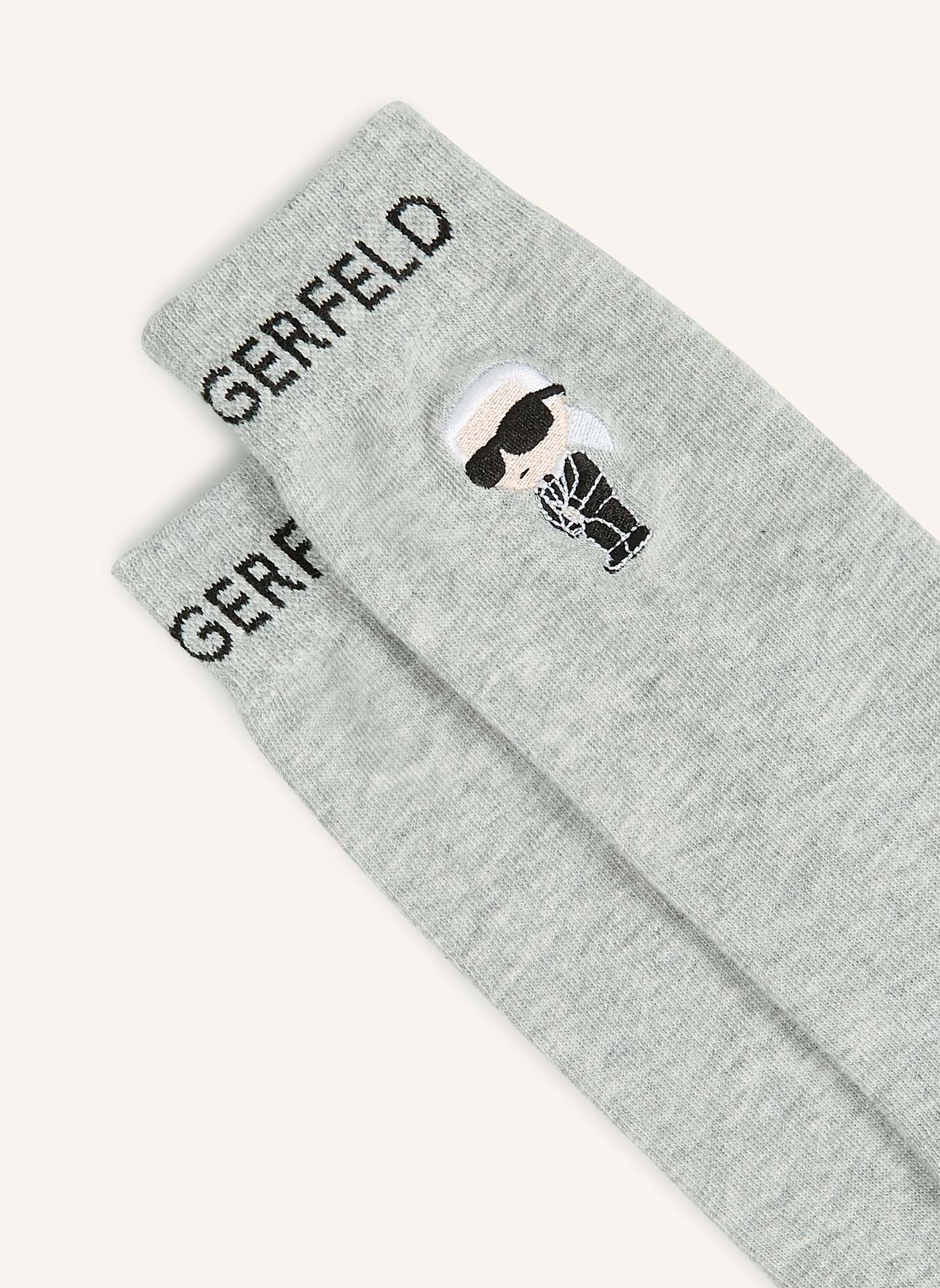 KARL LAGERFELD 3er-Pack Socken: SCHWARZ/ GRAU/ WEISS