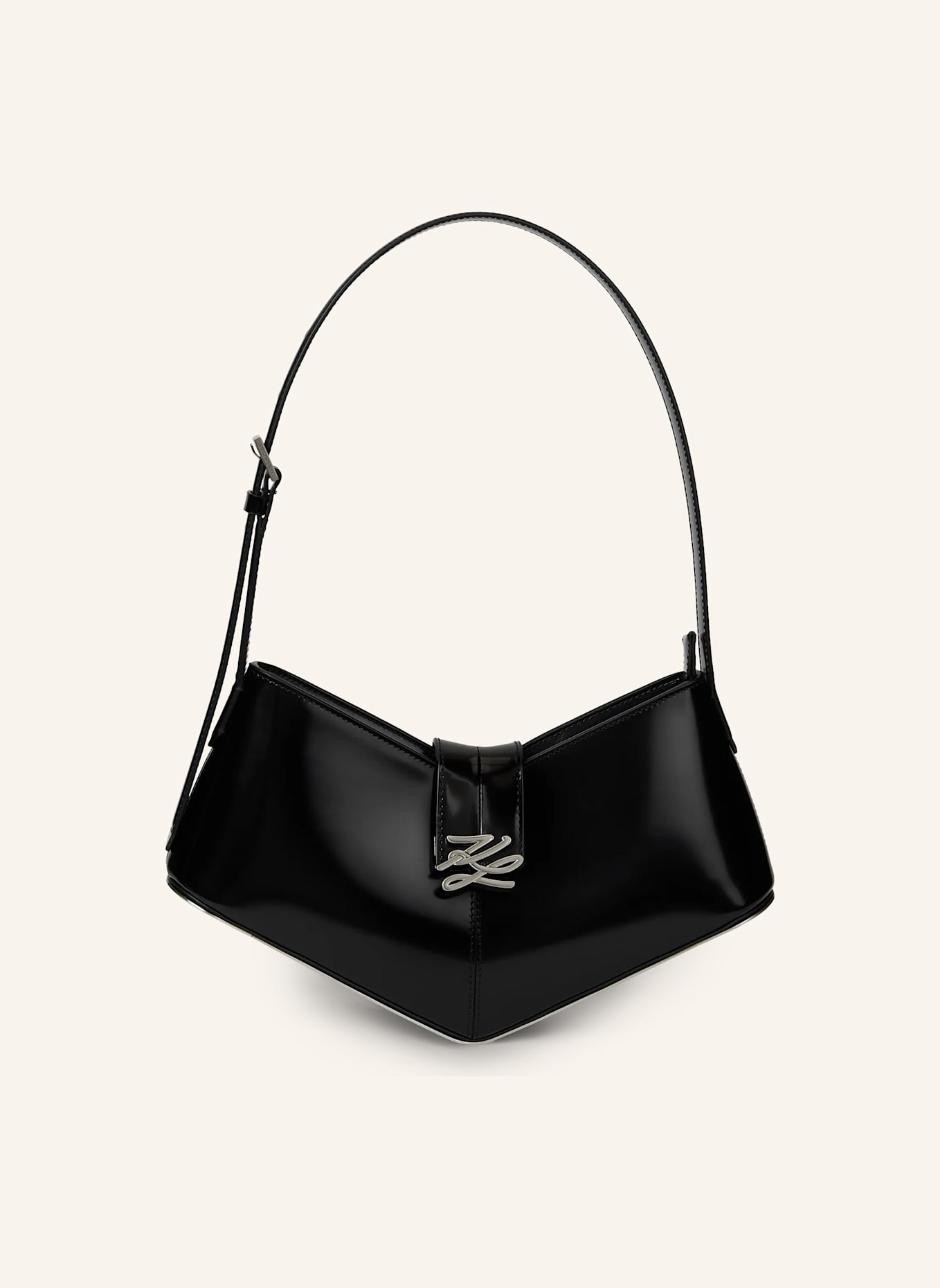 KARL LAGERFELD Schultertasche KL STUDIO: SCHWARZ