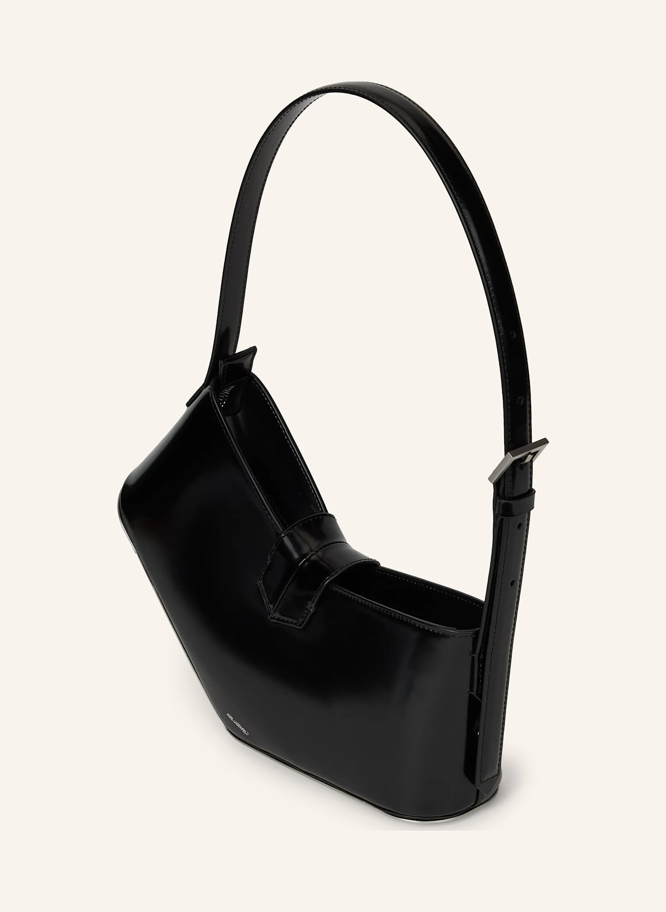 KARL LAGERFELD Schultertasche KL STUDIO: SCHWARZ
