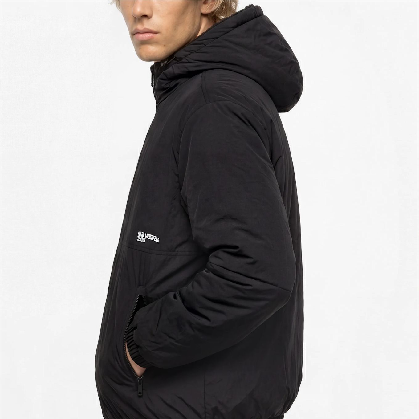 KARL LAGERFELD JEANS Jacke: SCHWARZ